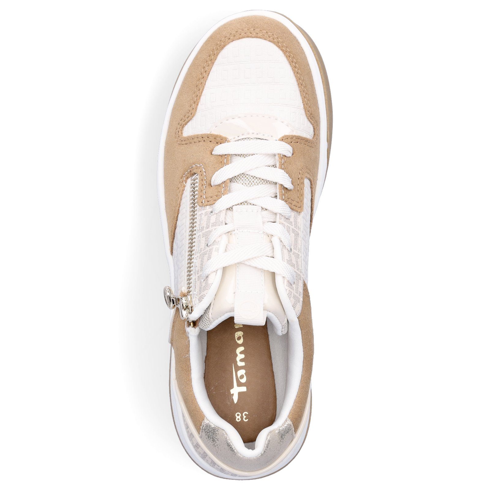 Tamaris Sneaker Plateau kombi Damen beige Sneaker Tamaris