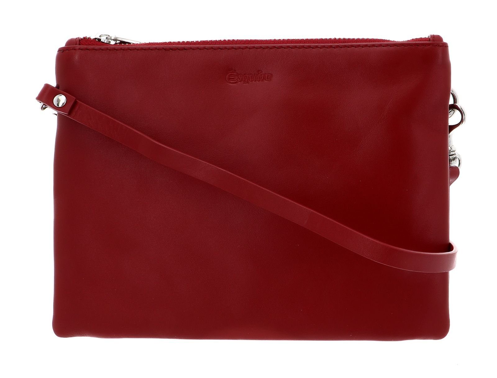 Esquire Clutch Silk Red