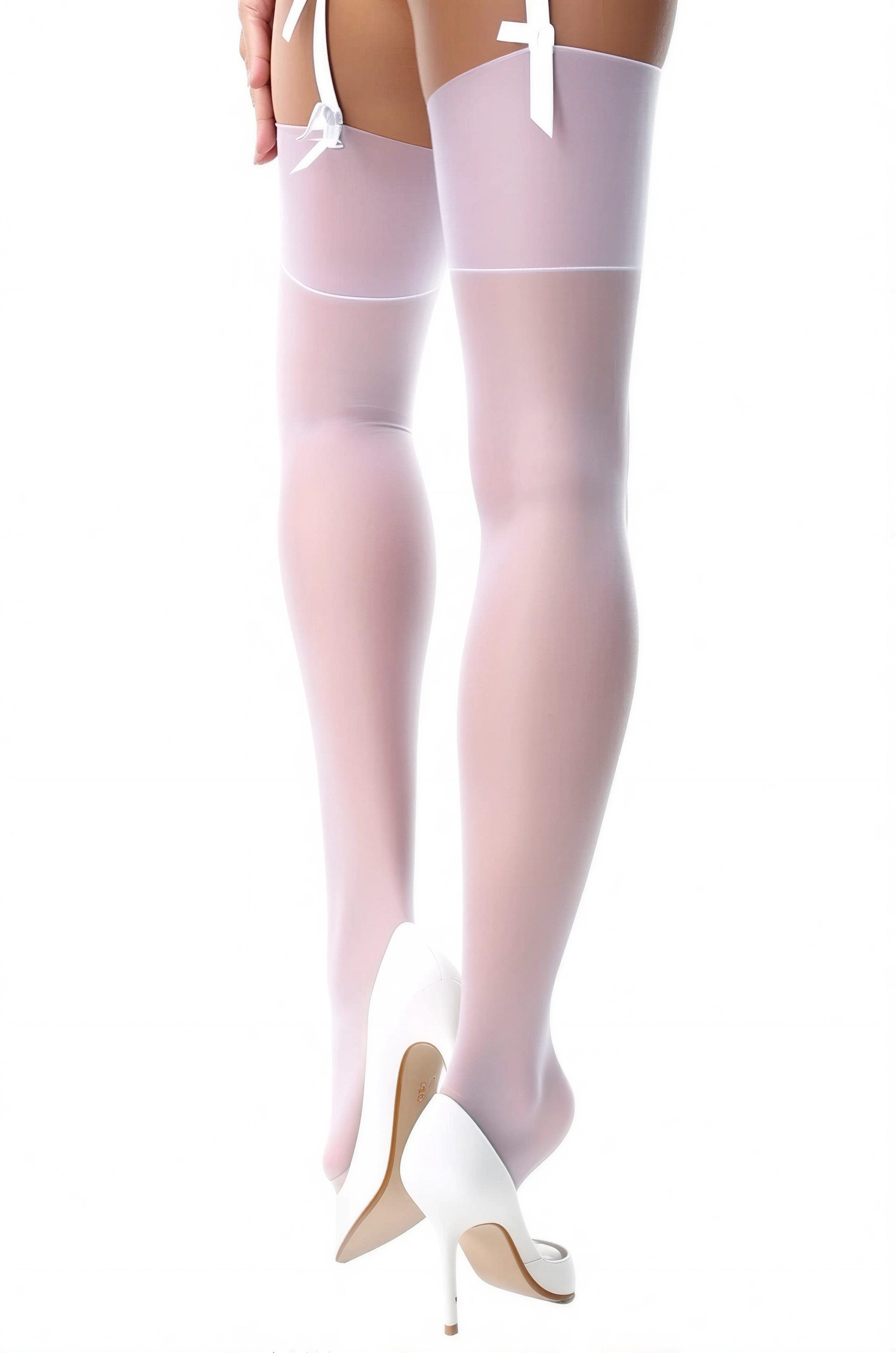 missO Strapsstrümpfe S301 15 DEN (1-Paar, 1 Paar) transparent & matt