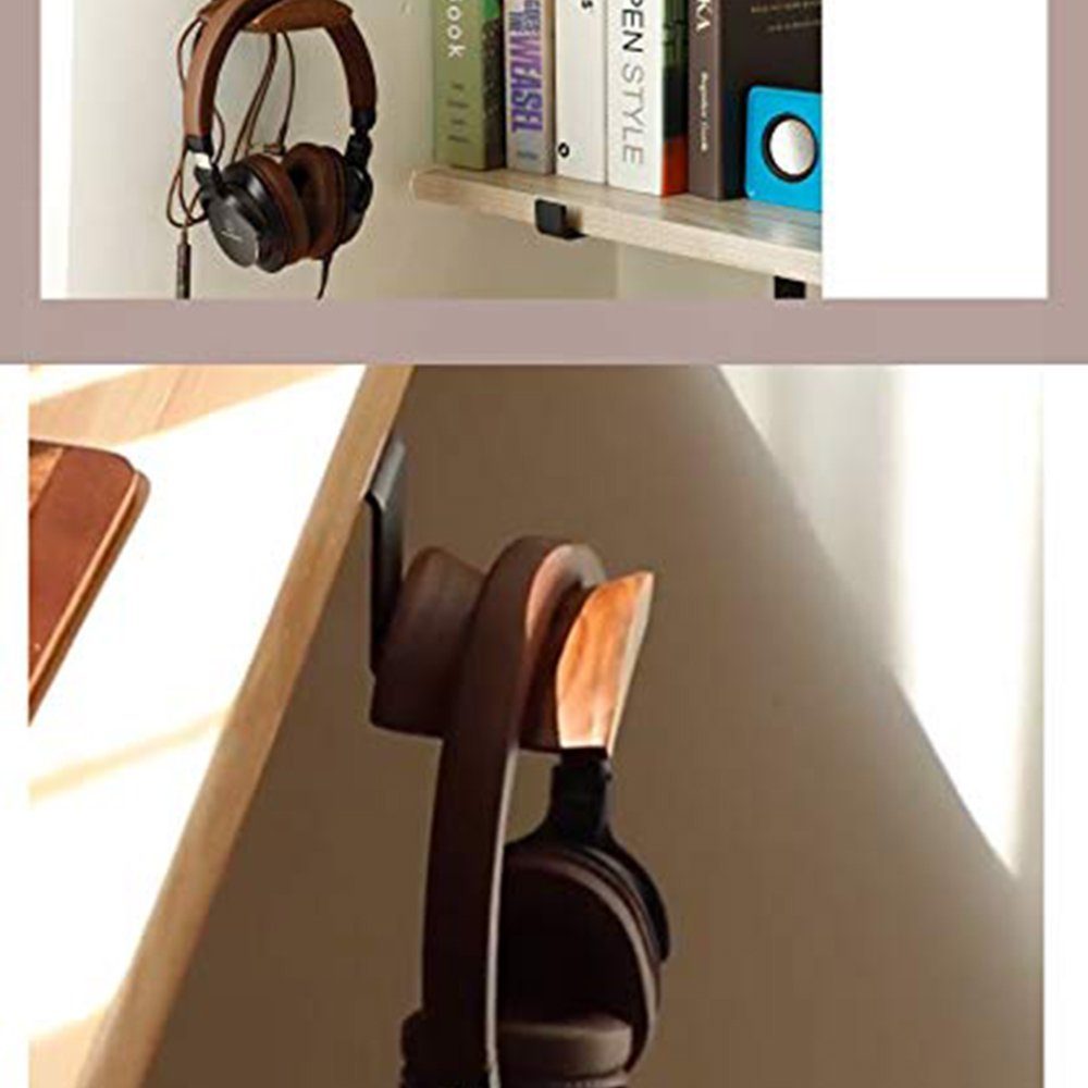 Headset für Audio GelldG Wandhalterung, Kopfhörerhalter Halterung, Kopfhörerständer Kopfhörer