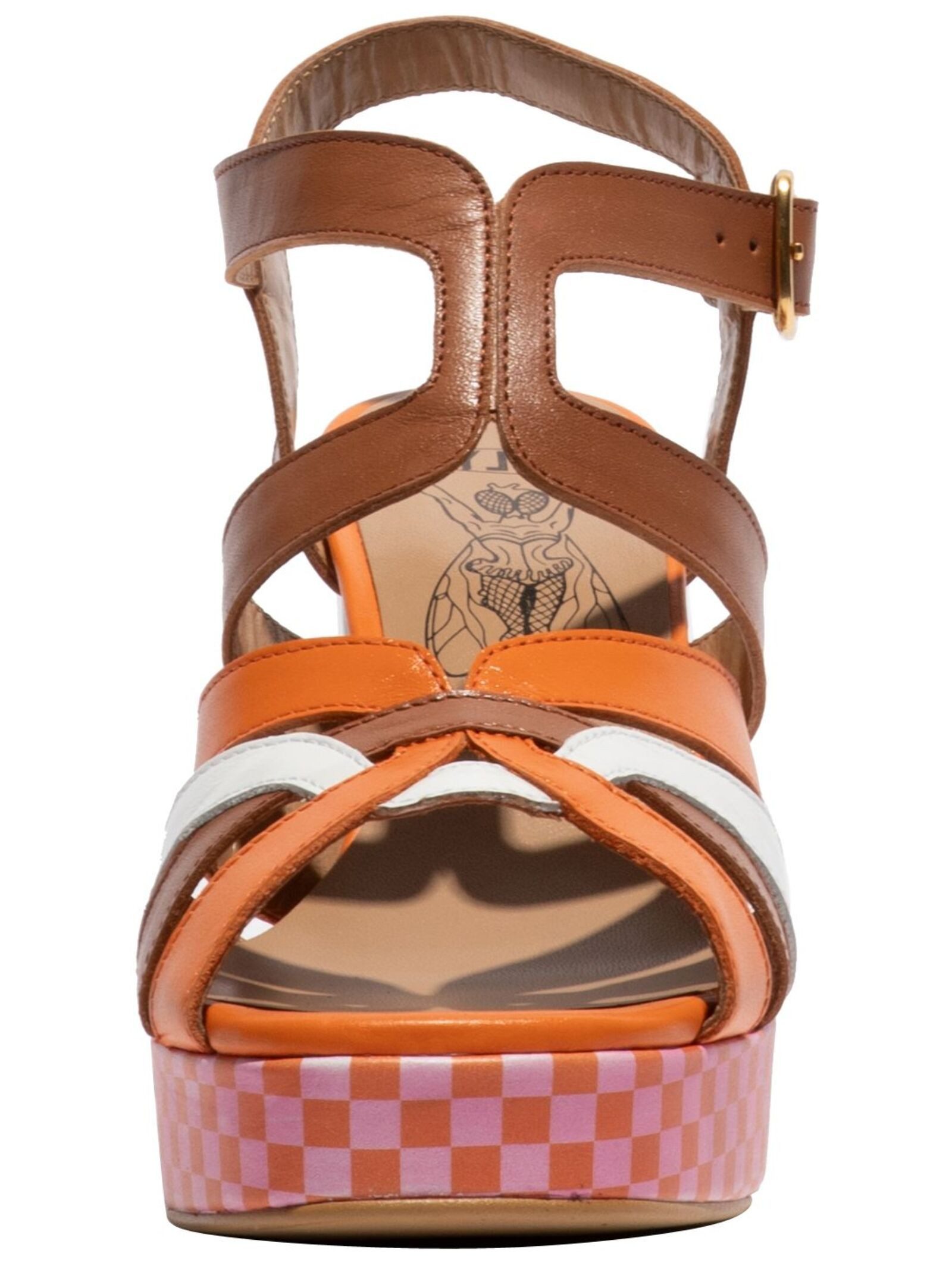 Fly London Fly London Sandalen Leder High-Heel-Sandalette