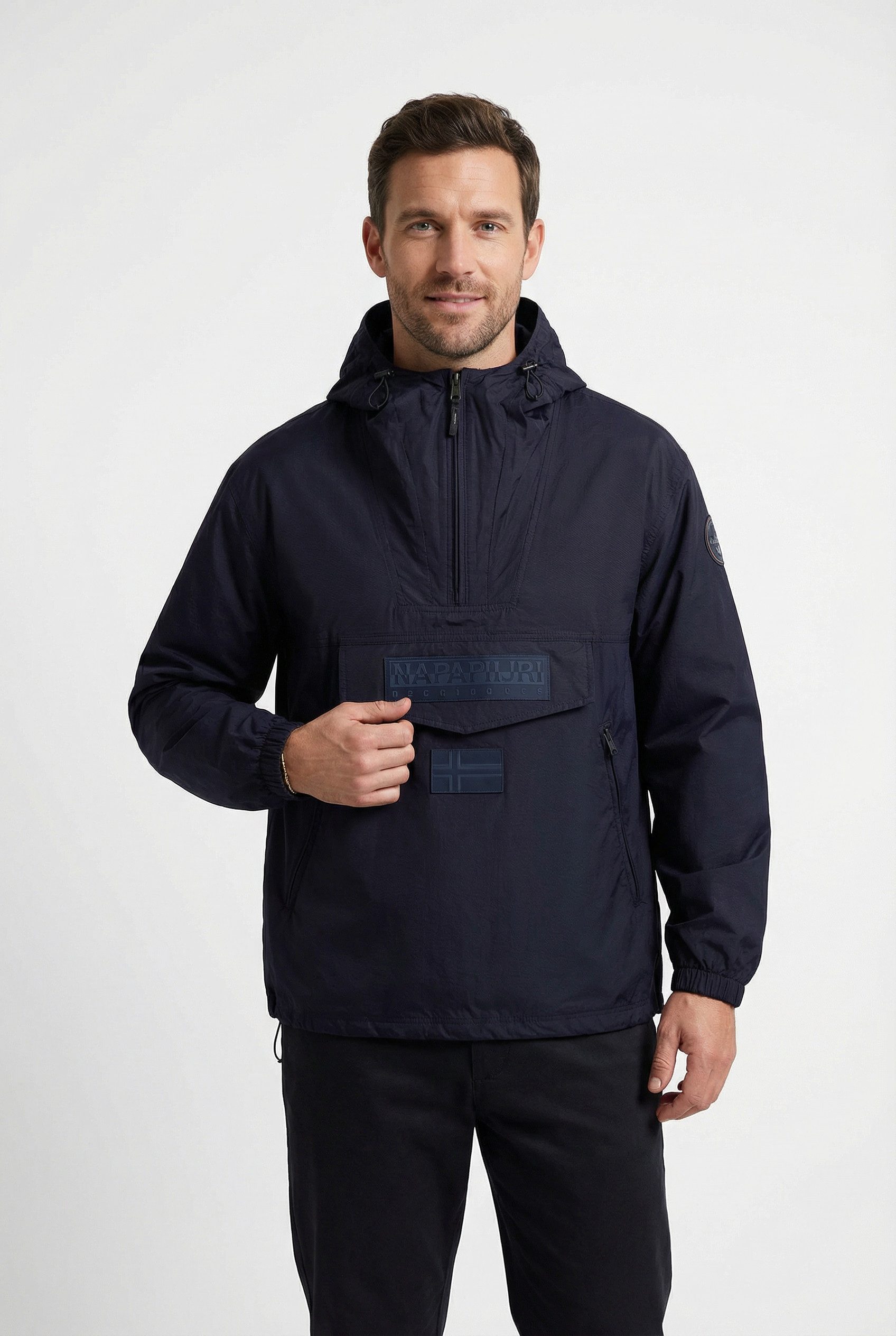 Napapijri Windbreaker Rainforest mit verstellbarer Kapuzenkante, windabweisend, wasserabweisend