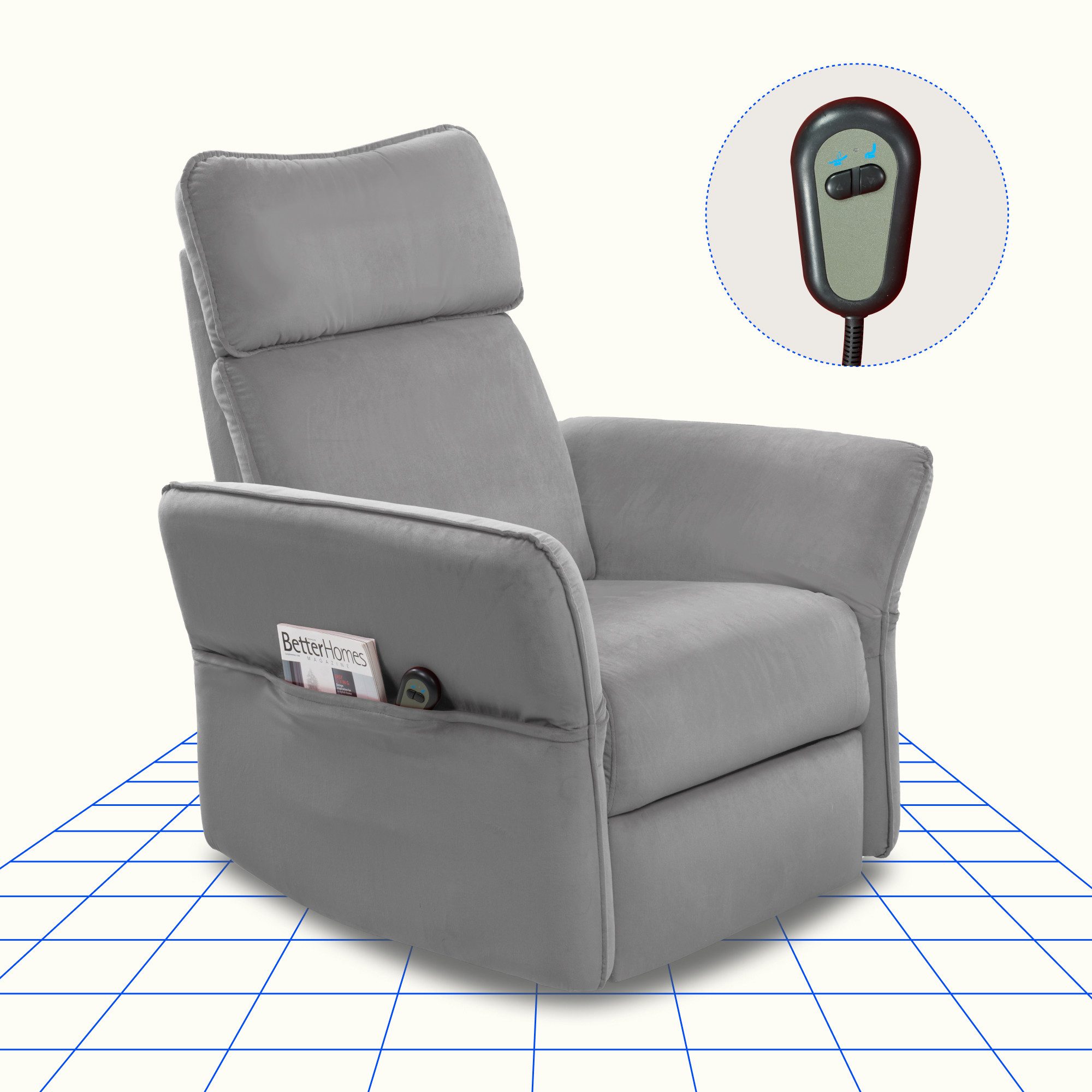 FLEXISPOT Loungesessel Relaxsessel – Elektrischer Liegesessel, drehbarer Sc günstig online kaufen