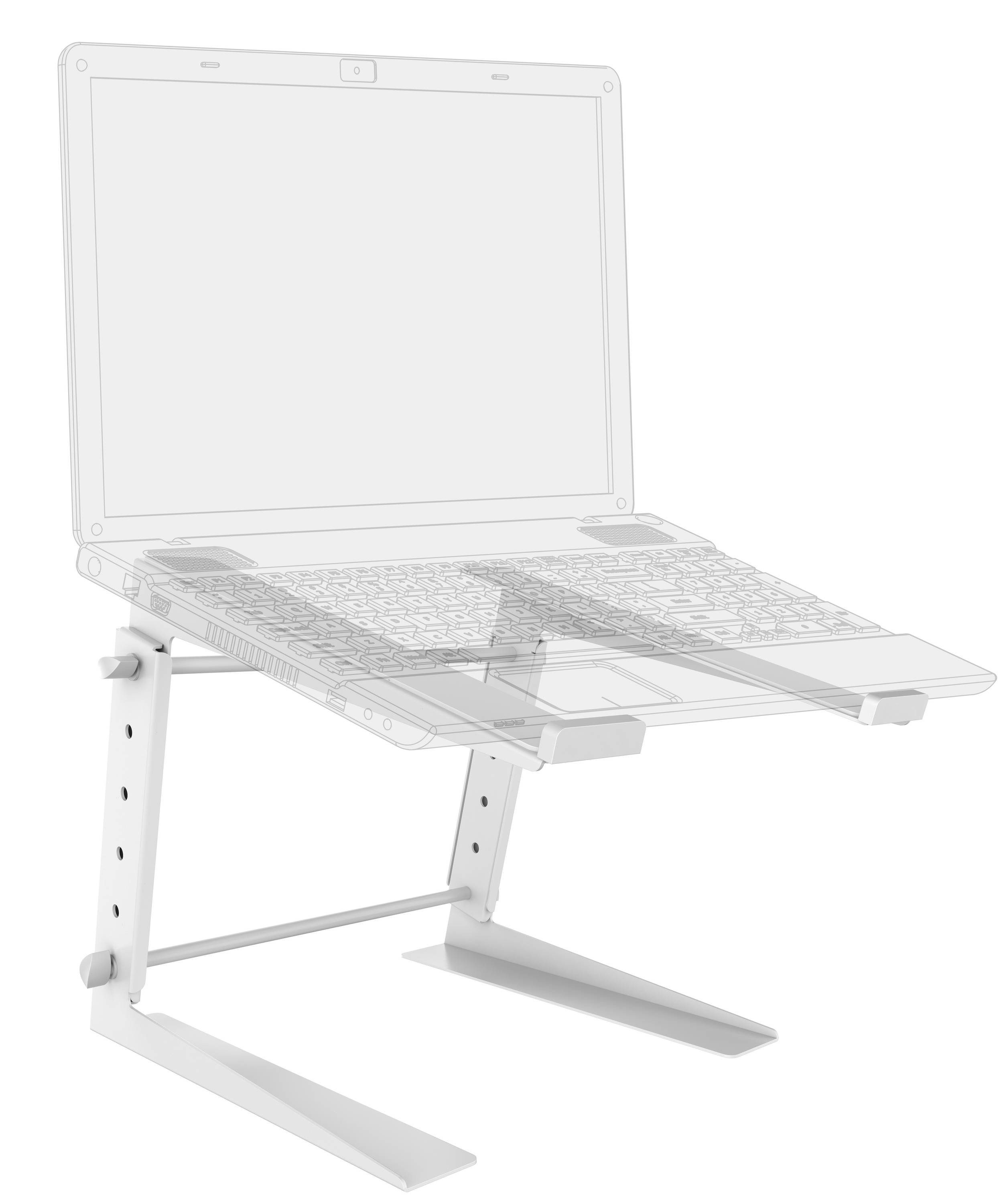 RICOO Laptop-Ständer LS01-W, (Universale Notebook Halterung bis 3-Kg, 1-tlg., höhenverstellbar Notebook-Ständer Bildschirm-Erhöhung, höhenverstellbar Laptop Stand Halter Notebookständer Schreibtisch)
