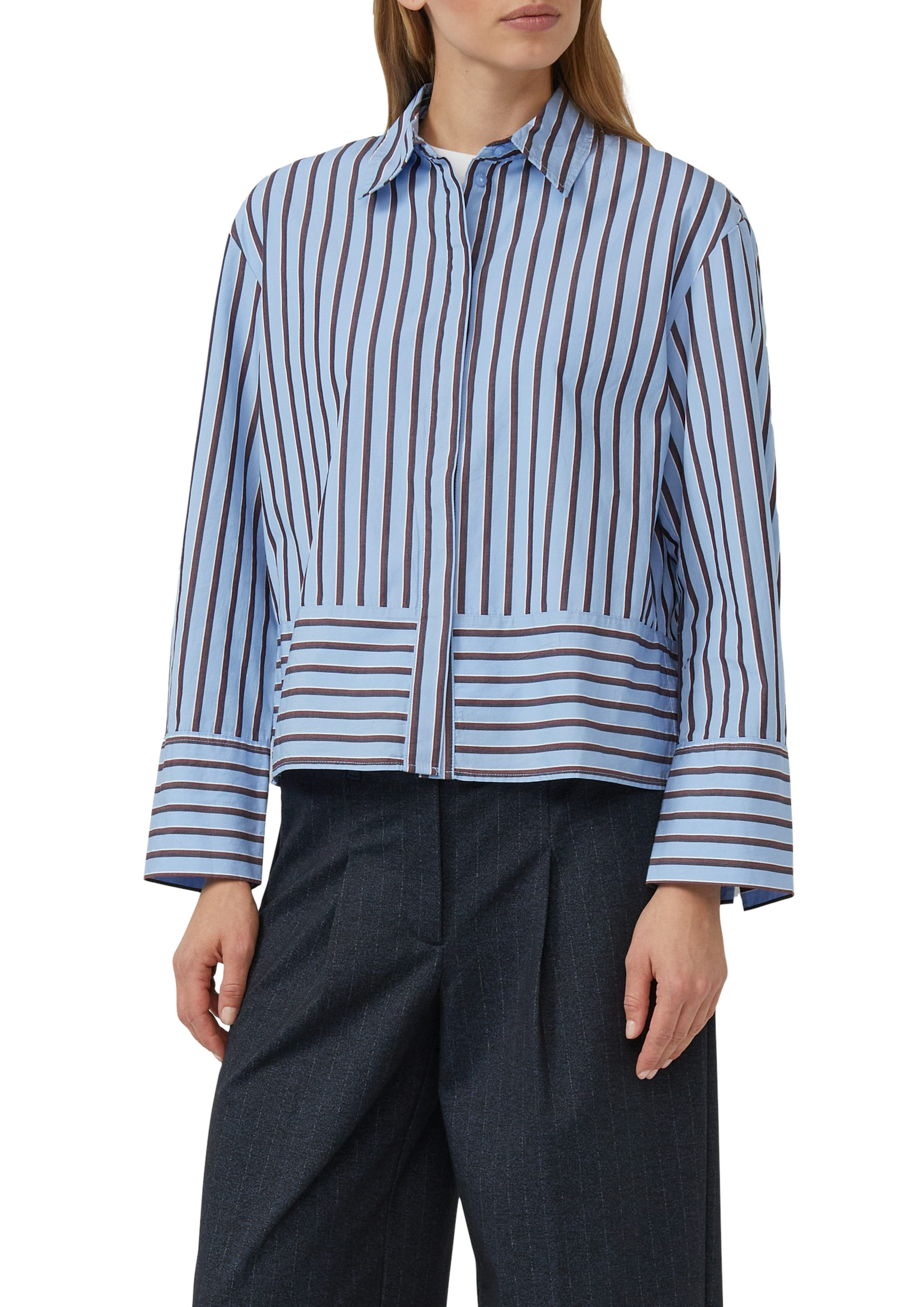 s.Oliver Langarmbluse mit Längs- und Querstreifen günstig online kaufen