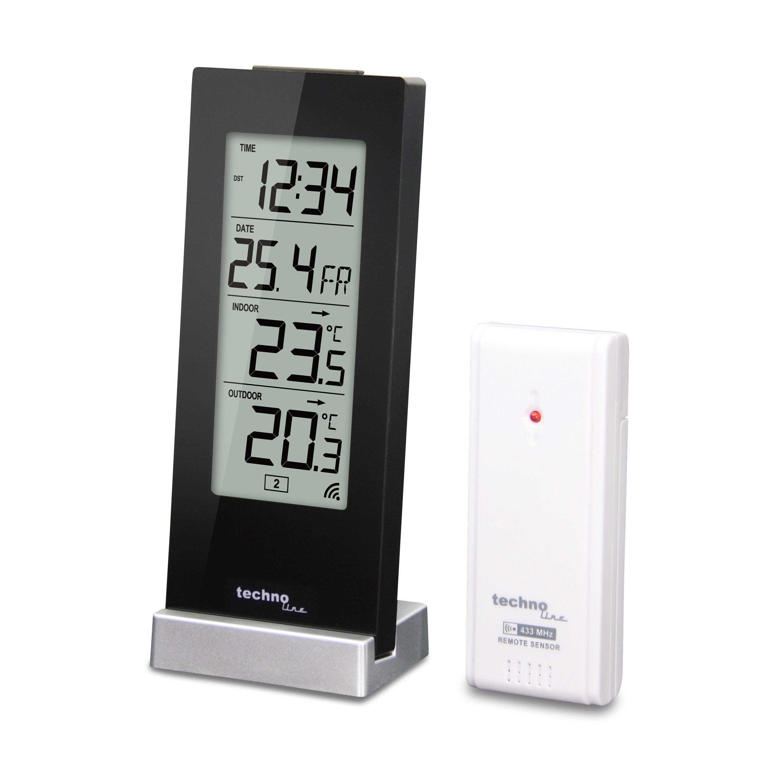 technoline WS 9767 Wetterstation (inklusive Außensender, mit Temperaturtrendanzeige)