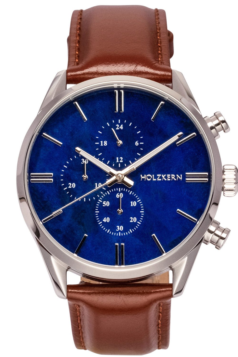 Quarzuhr Chronograph Naturalist Marmor/Silberfarben