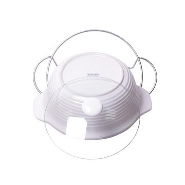 4BIG.fun Backform Speisenwärmer 2,3 L Wärmebehälter Chafing-Dish, (Buffetwärmer aus Keramik)