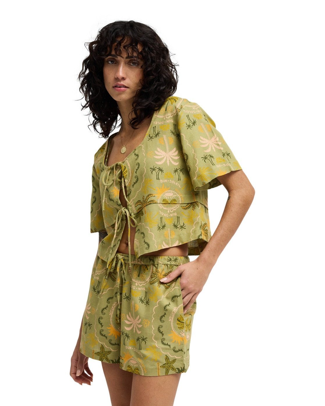 Billabong Kurzarmshirt Totally Tropic – Bild 4 von 5