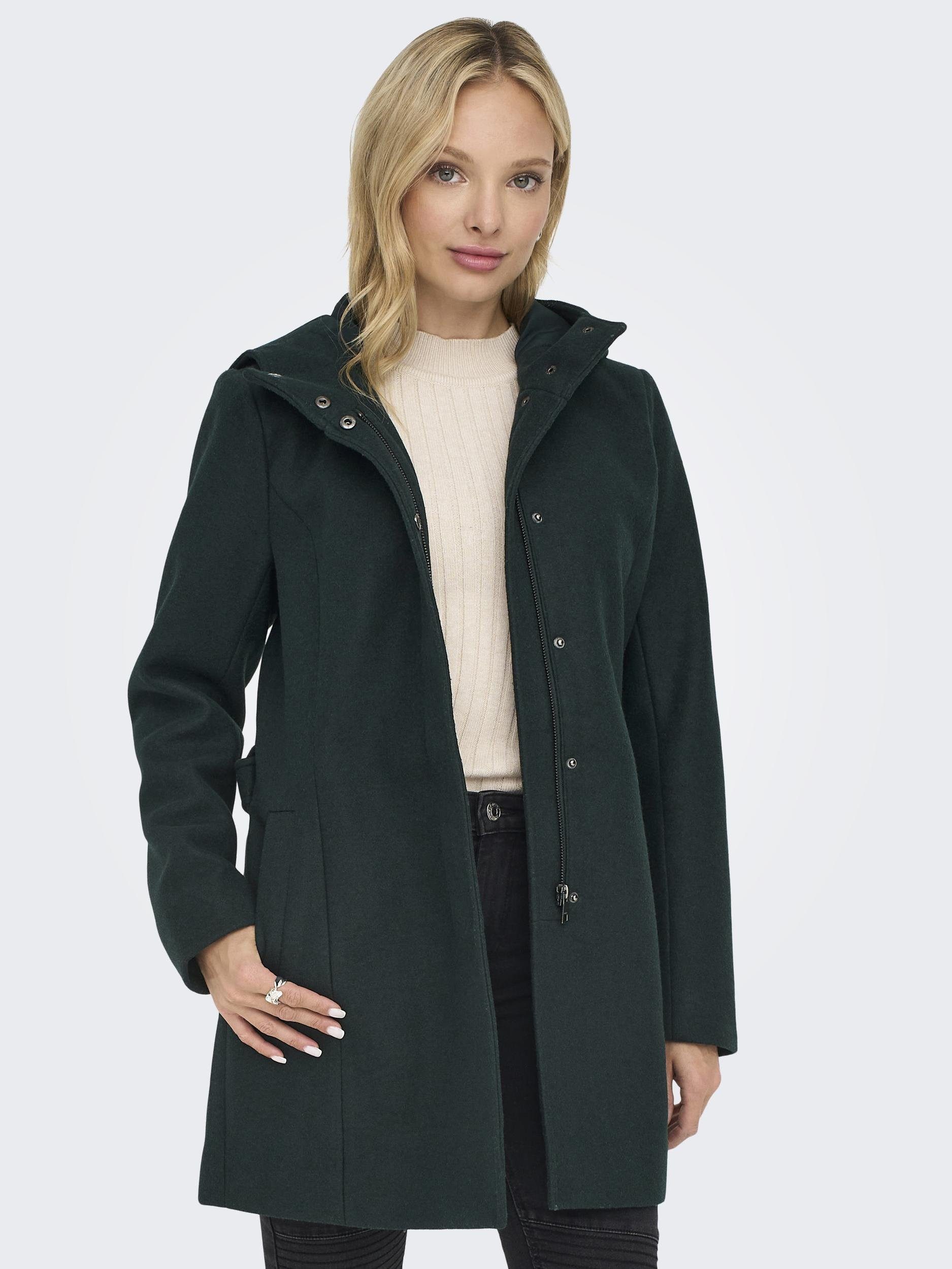 Kurzmantel ONLEMMA HOODED BELT COAT OTW