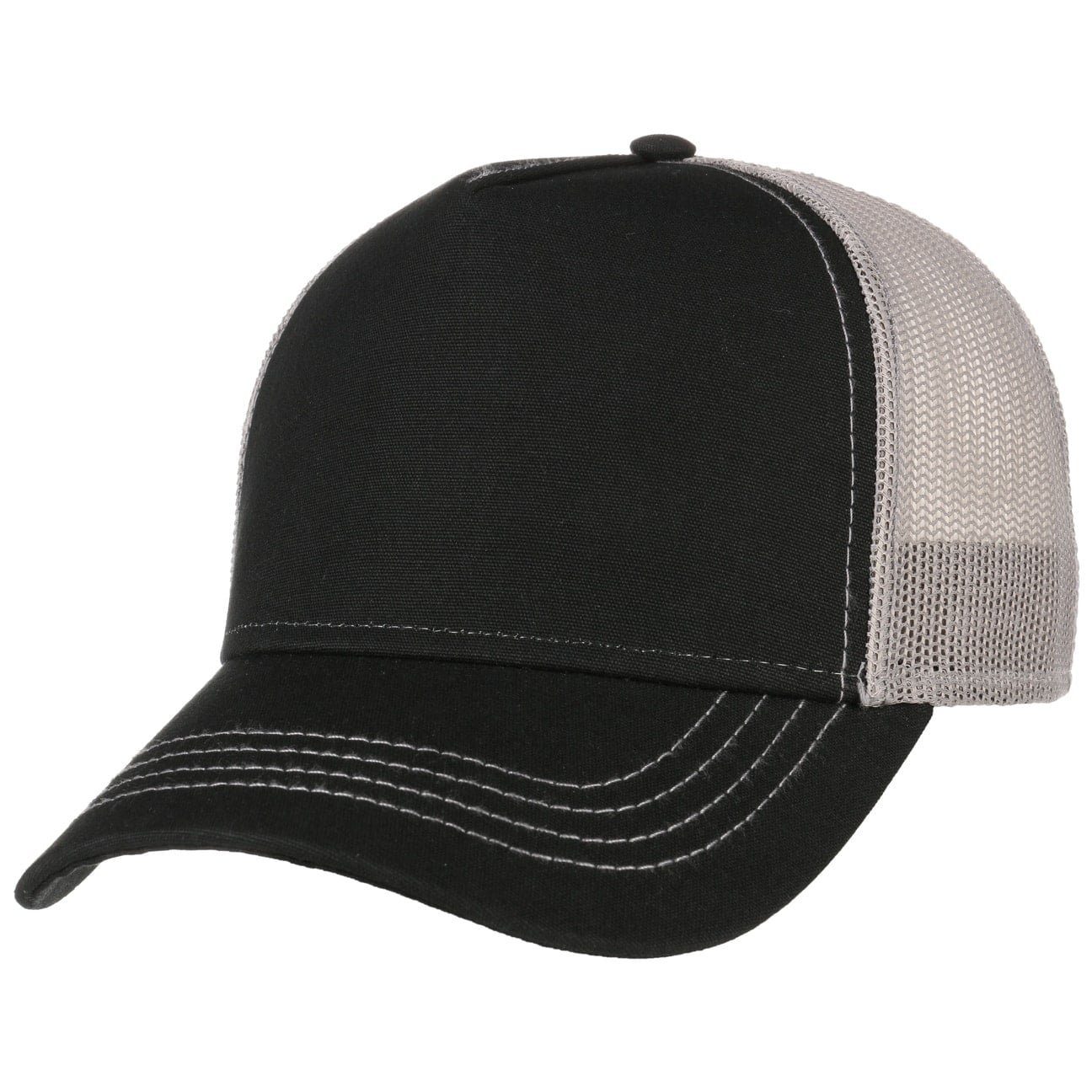 Atlantis Trucker Cap (1-St) Basecap Snapback schwarz-grau