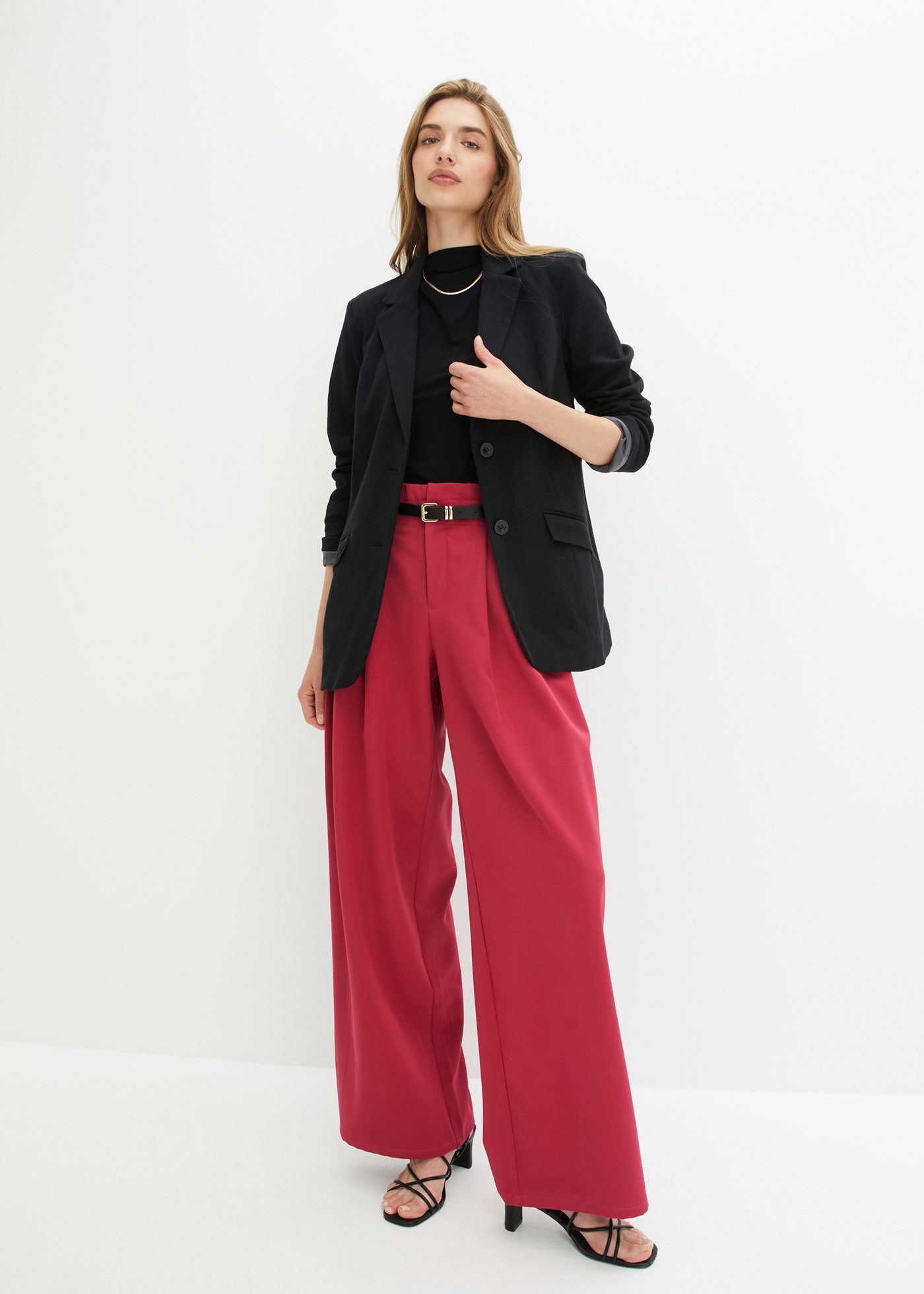 bonprix Jackenblazer (1-tlg) eleganter Schnitt, taillierte Passform, mit langem Arm – Bild 5 von 5
