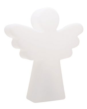 8 seasons design LED Dekofigur Shining Angel, LED WW, LED wechselbar, Warmweiß, 40 cm weiß für In- und Outdoor