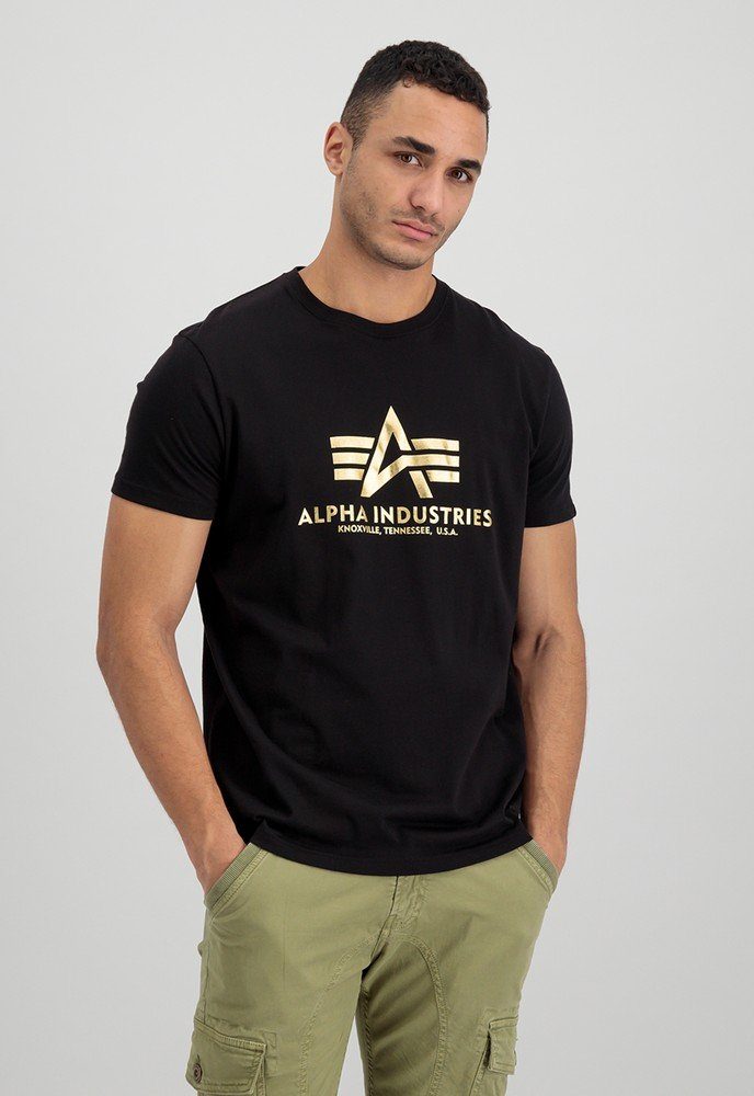 Alpha Industries T-Shirt Basic T-Shirt Foil Print günstig online kaufen