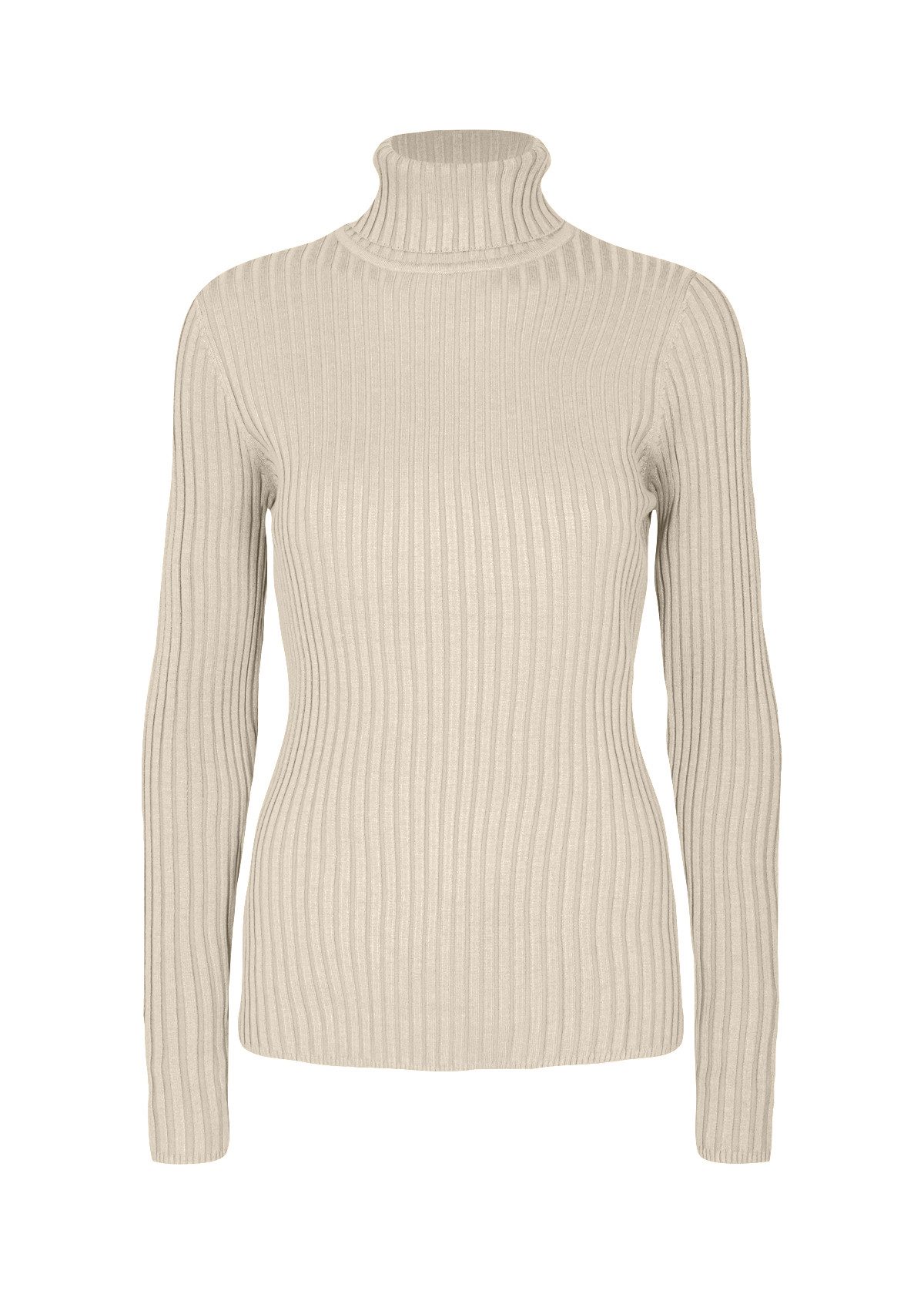 soyaconcept Rollkragenpullover SC-DOLLIE 483 Viskosemischung, Rippstrick, Rollkragen