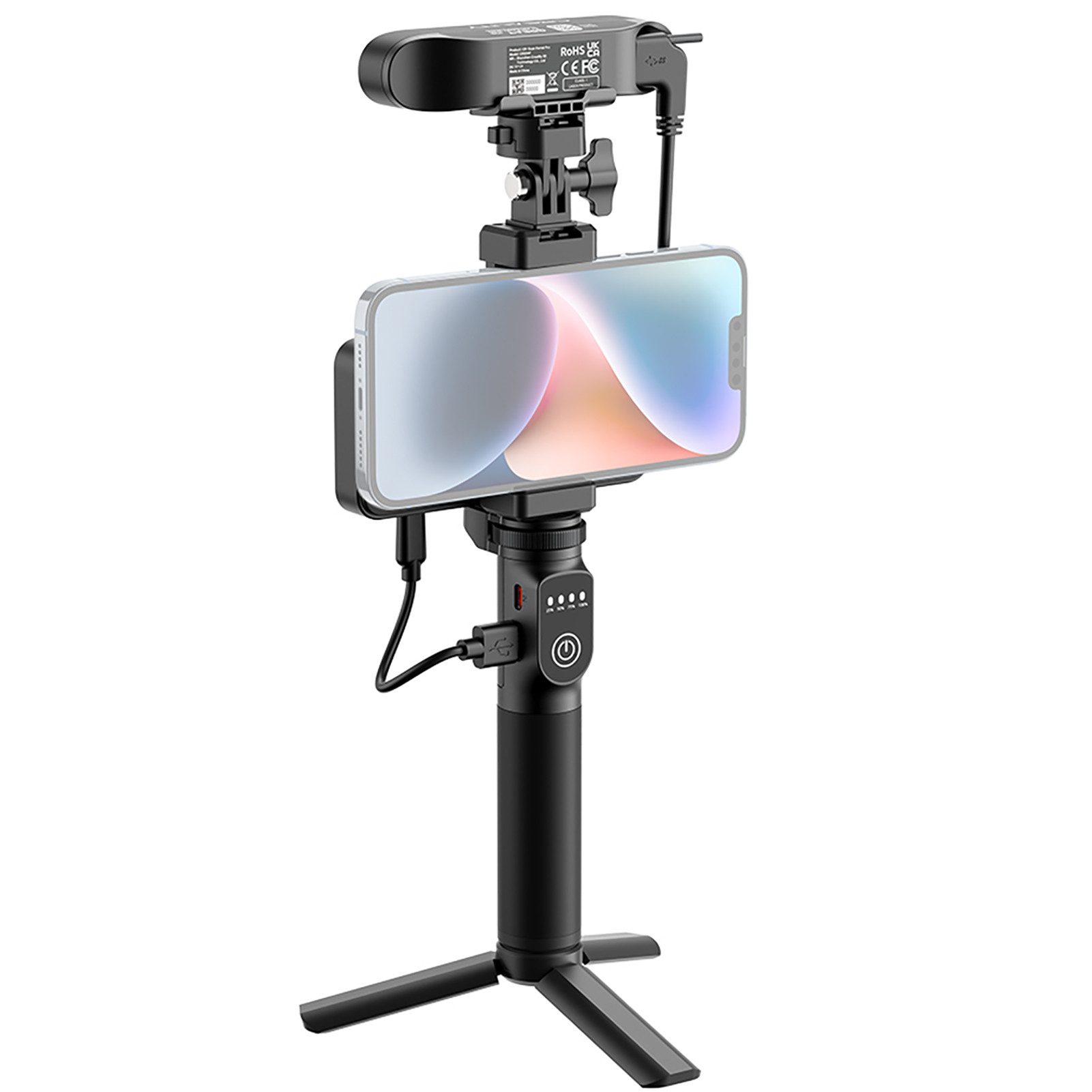 GARRYFIZH CR-Scan Ferret Pro 3D-Scanner, Handheld, 30 fps Scangeschwindigkeit 3D-Scanner, (Bildstabilisierung und -verfolgung, 24-Bit-Vollfarbscan)
