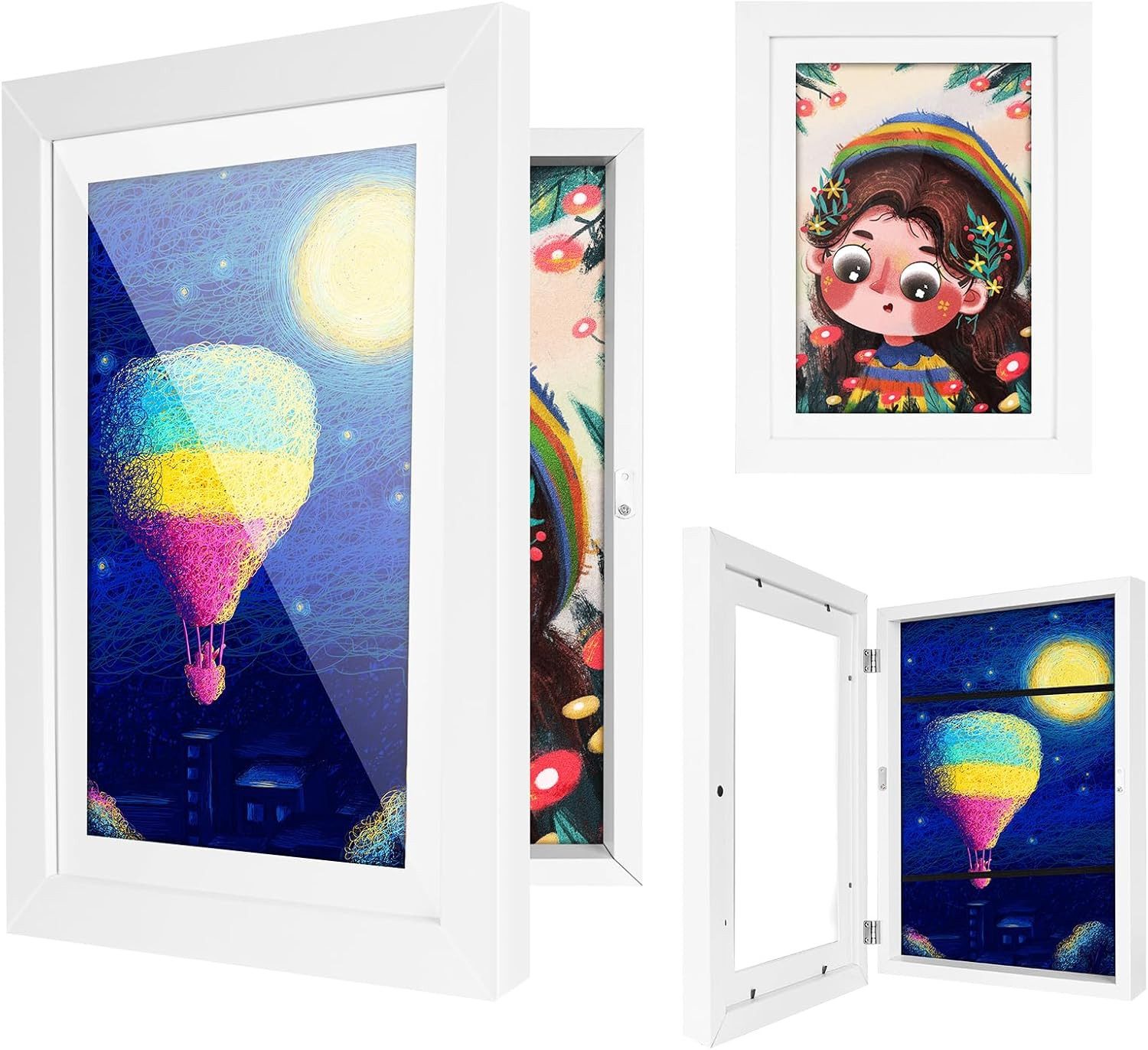 LA CUTE Bilderrahmen zum Basteln 1er Set Kinderbilderrahmen befüllbar Front günstig online kaufen