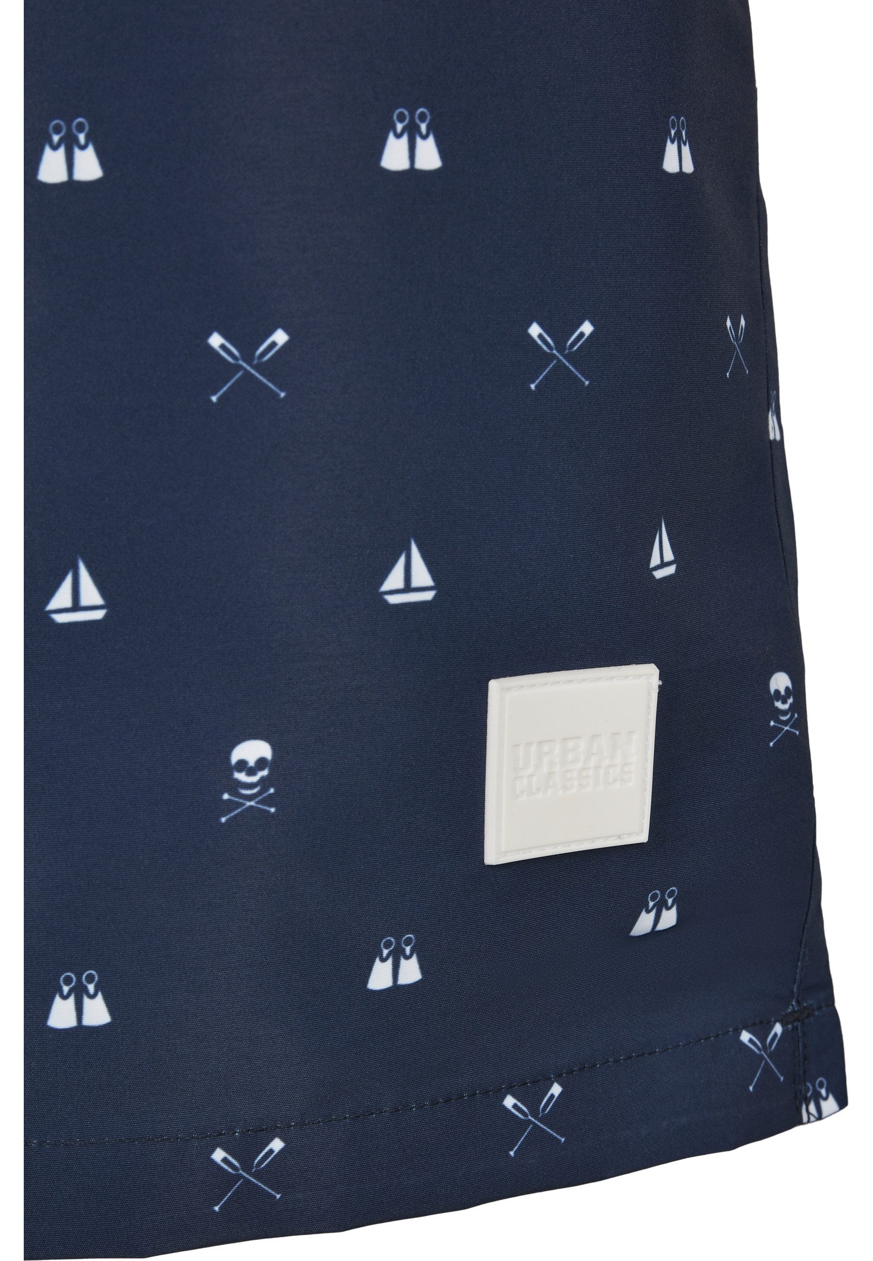 URBAN CLASSICS Badeshorts Urban Classics Herren Pattern Swim Shorts – Bild 3 von 5