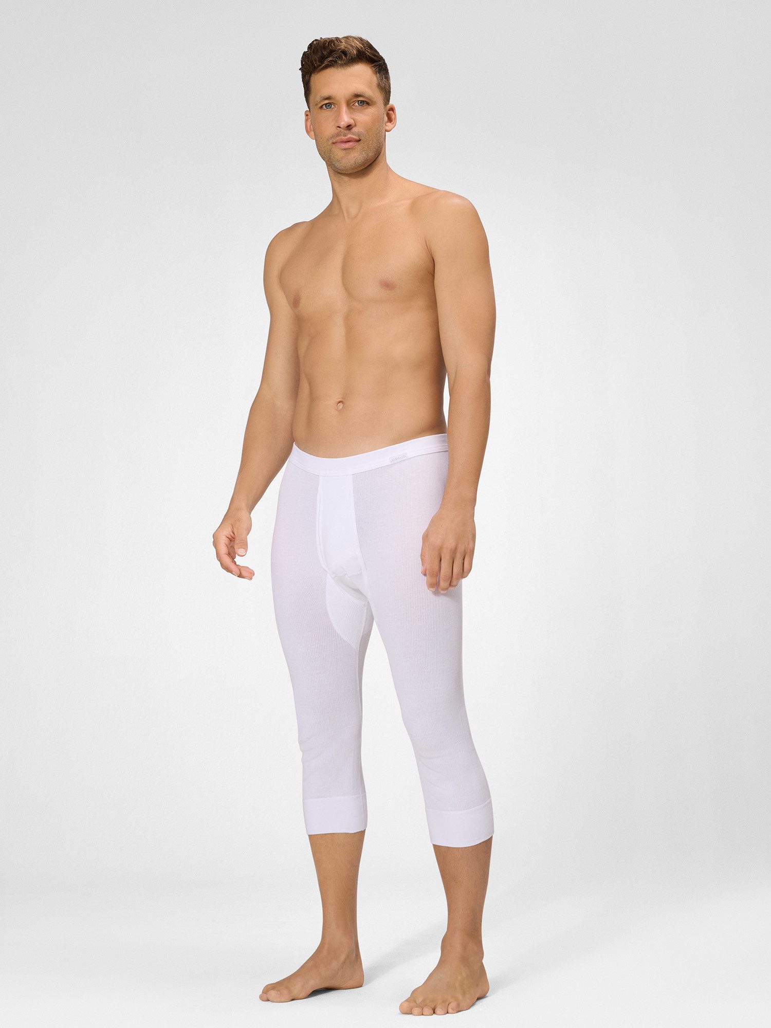 Ammann Lange Unterhose Org 433 Doppelripp 34 lang mE Unterhose, Unterhose lang, Unterwäsche