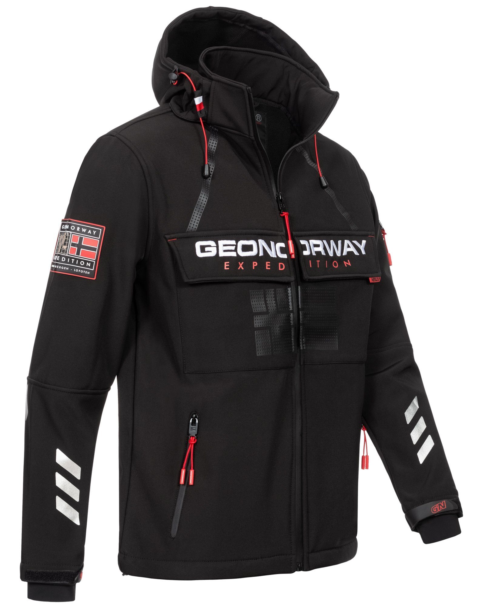 Geographical Norway Softshelljacke Herren Frühlings Jacke Softshelljacke Übergangs Jacke Outdoor Regen