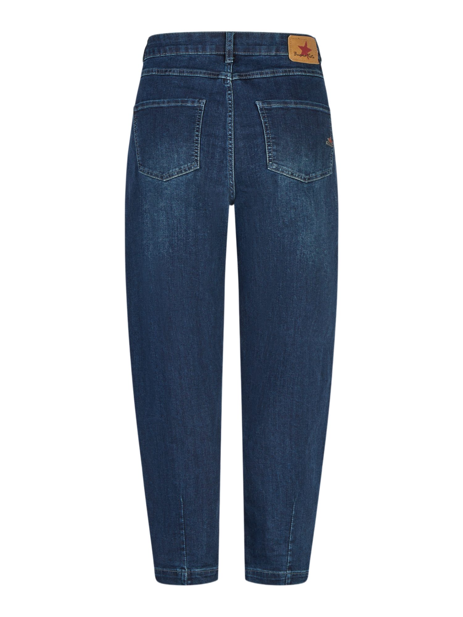 Buena Vista Stoffhose blau, Casual, Baumwolle, Unifarben, Regular Fit, Mittel