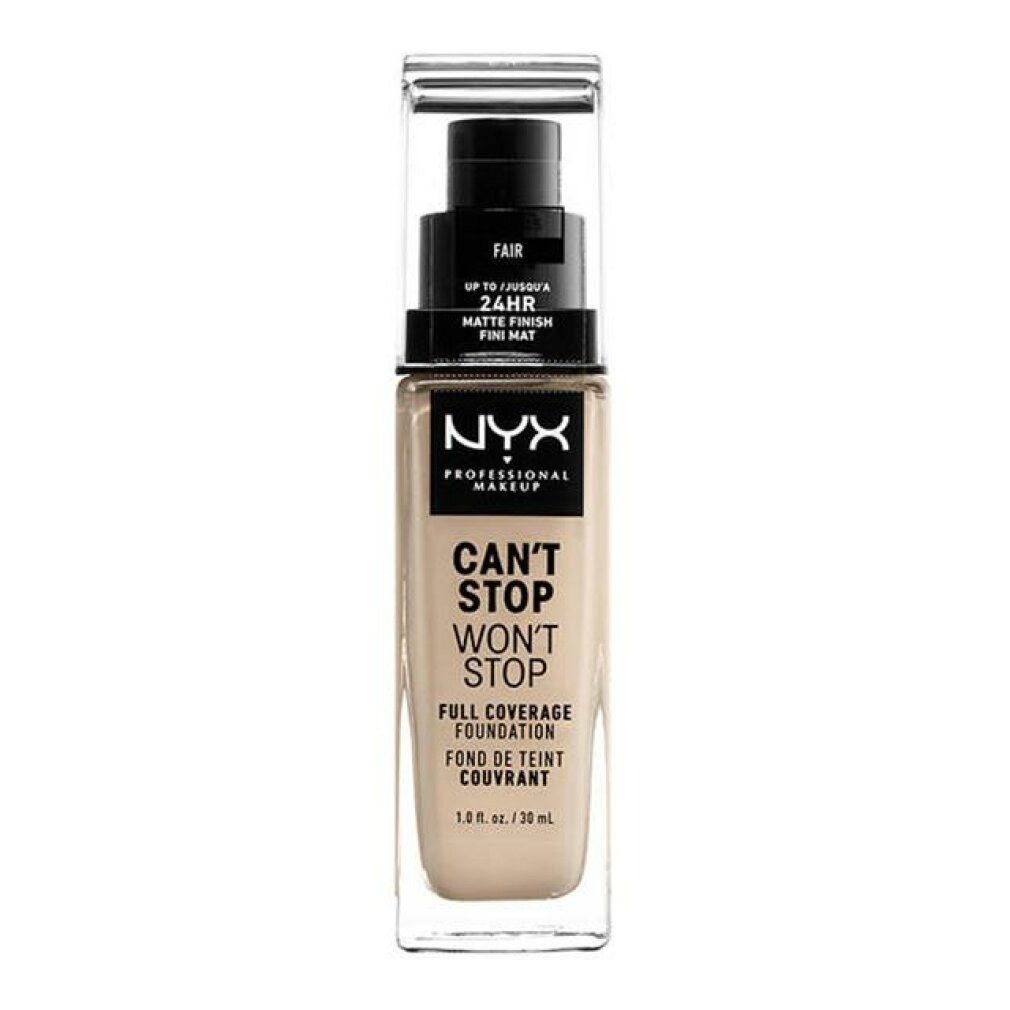 Foundation CAN'T STOP WON'T STOP full coverage foundation #fair 30ml