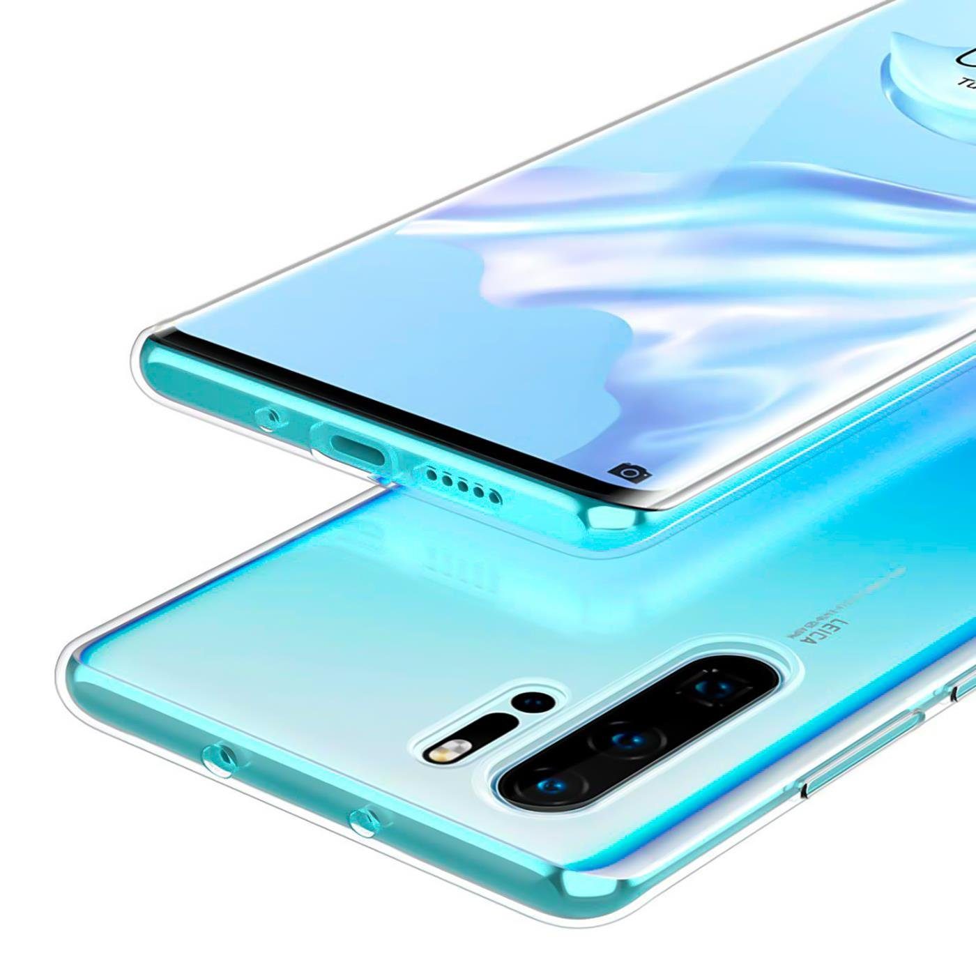 CoolGadget Handyhülle Transparent Ultra Slim Case für Huawei P30 Pro 6,5 Zoll, Silikon Hülle Dünne Schutzhülle für Huawei P30 Pro Hülle – Bild 4 von 5