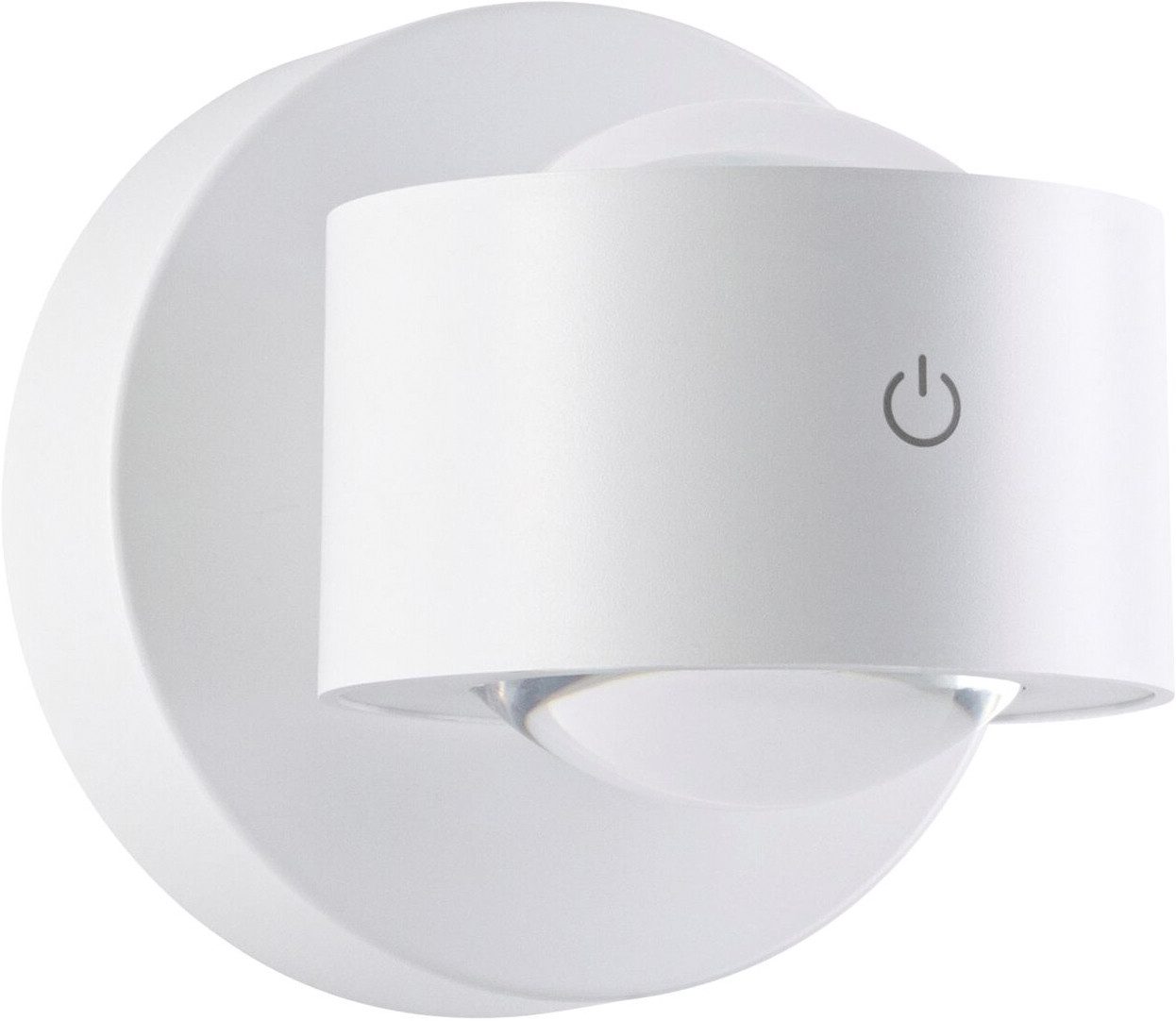 Paulmann LED Wandleuchte Zorik dim 2,2W, Dimmer, Ein-/Ausschalter, Memoryfunktion, USB-Ladefunktion, LED fest integriert, Dimmbar