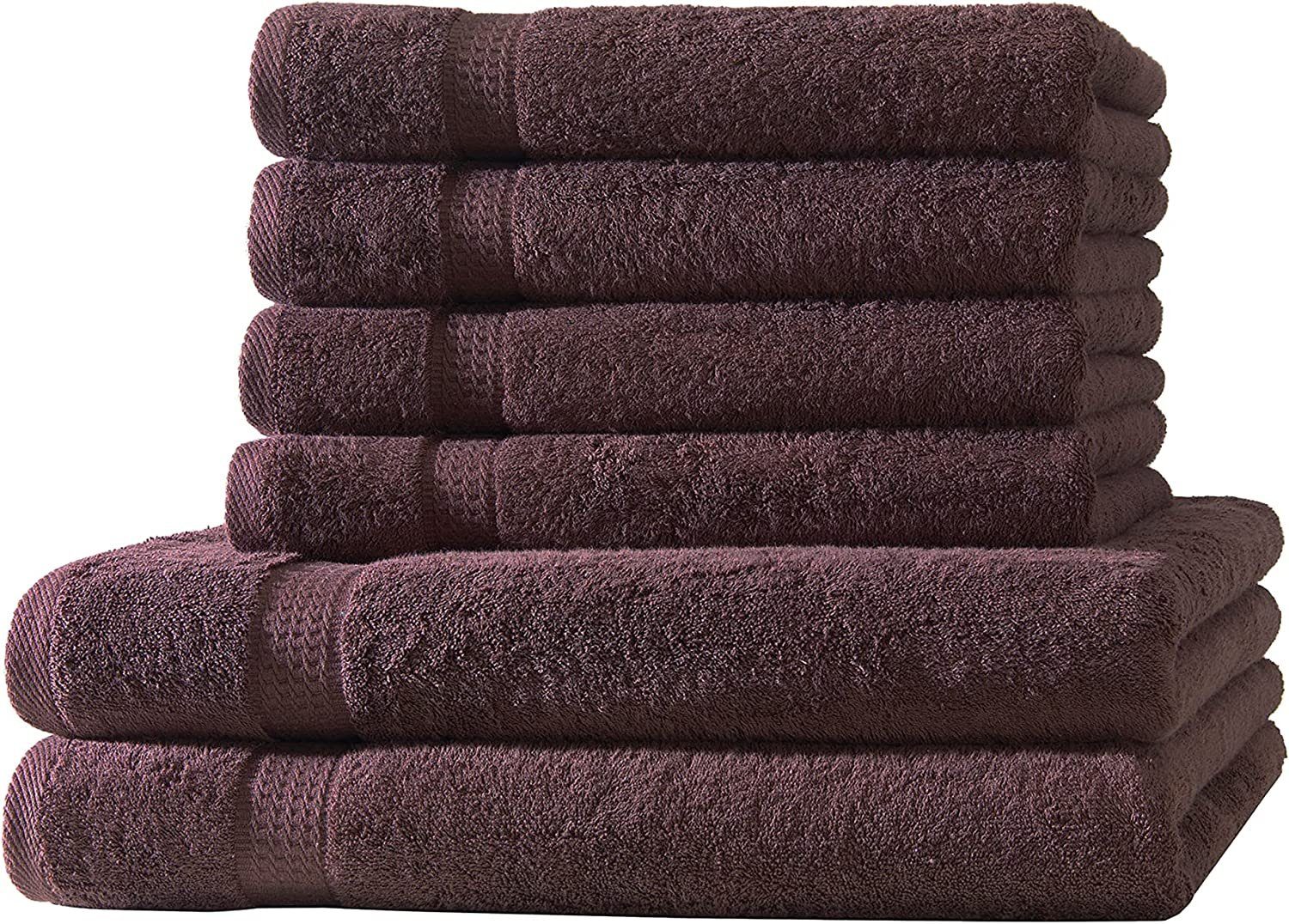 (1-St) Frotteeware Baumwolle, Uni Baumwolle mit 100% Handtuch Handtuchset, soma Handtücher Bordüre