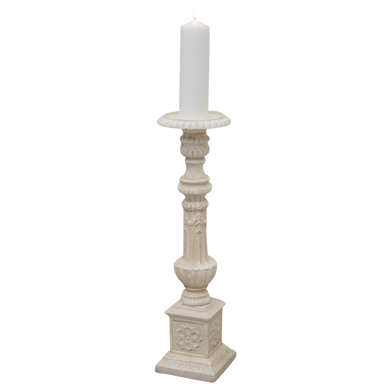 70cm Kerzenständer Kerzenleuchter Antik-Stil Kerzenständer Altarleuchter Aubaho Kandelaber