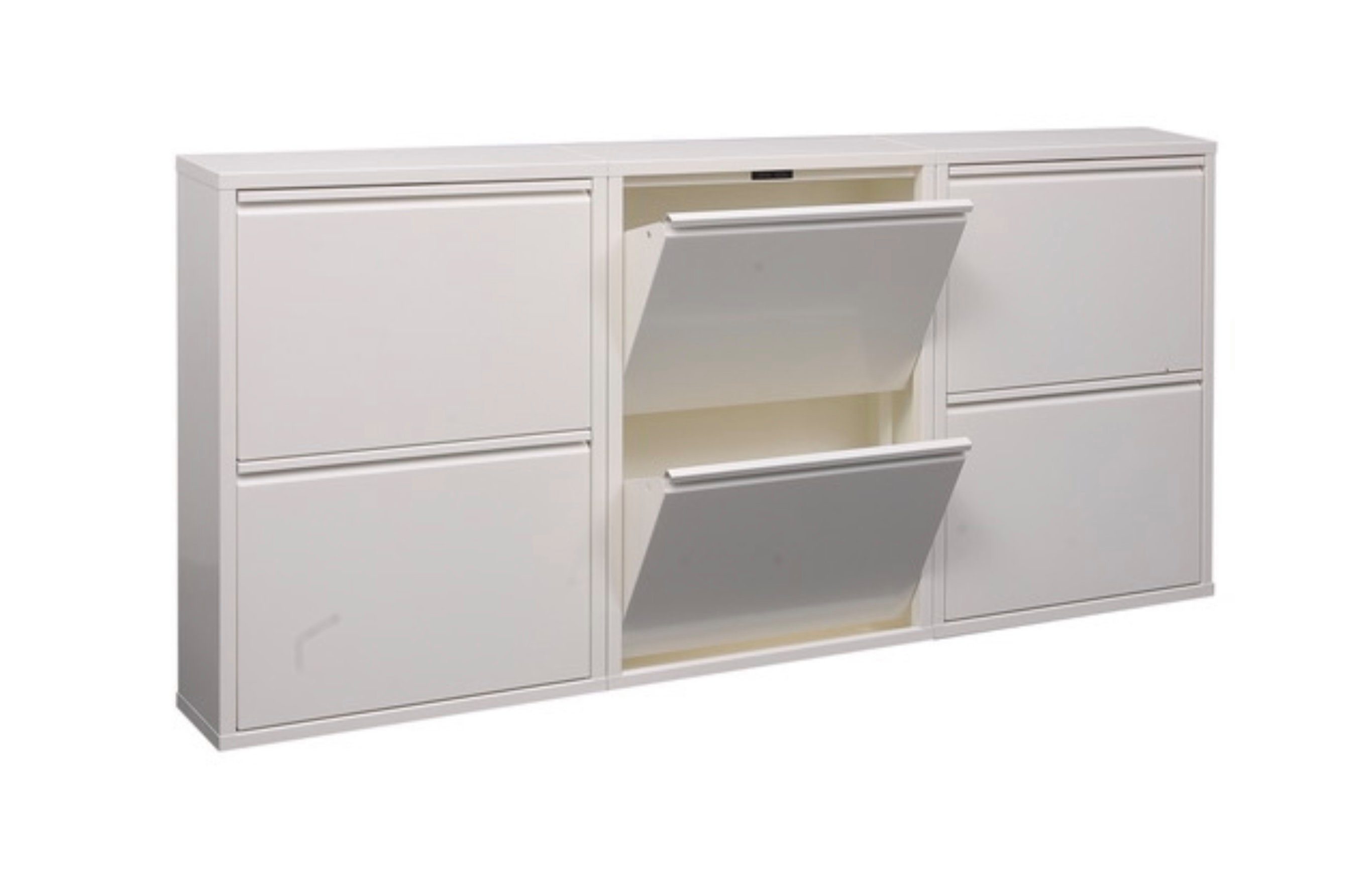 k-hometrends Schuhschrank KEKE 2-White XXL Organizer, Schuhschrank, schmaler 150x70x15cm stilvoller