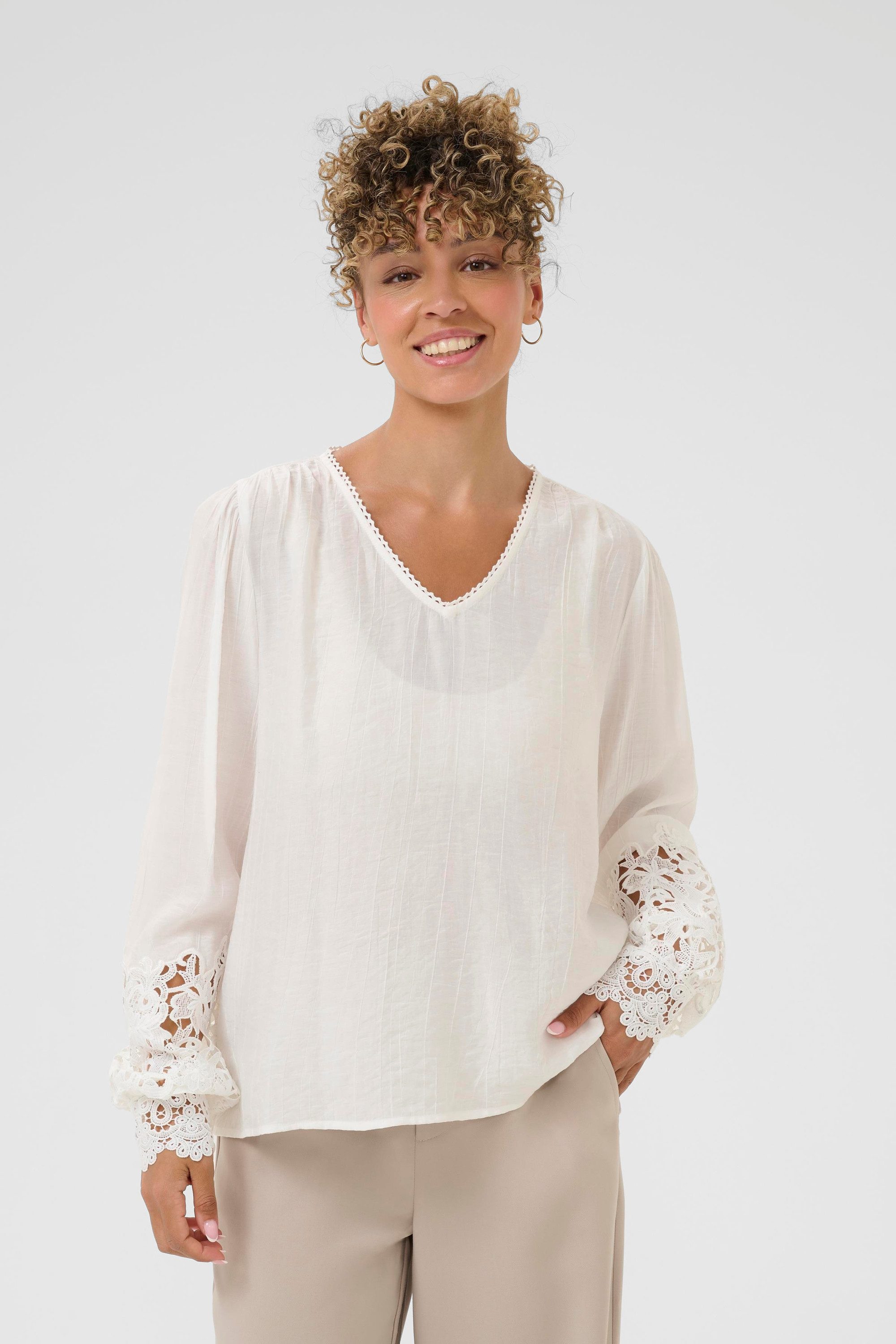Cream Langarmbluse Bluse langarm CRTina
