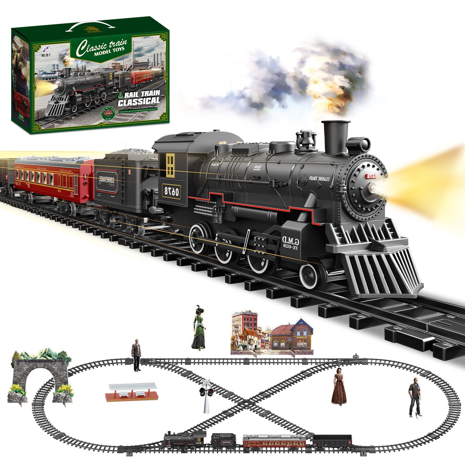 Esun Spielzeug-Zug Elektrische Zug Spielzeug, Eisenbahn Kinder Elektrisch, günstig online kaufen