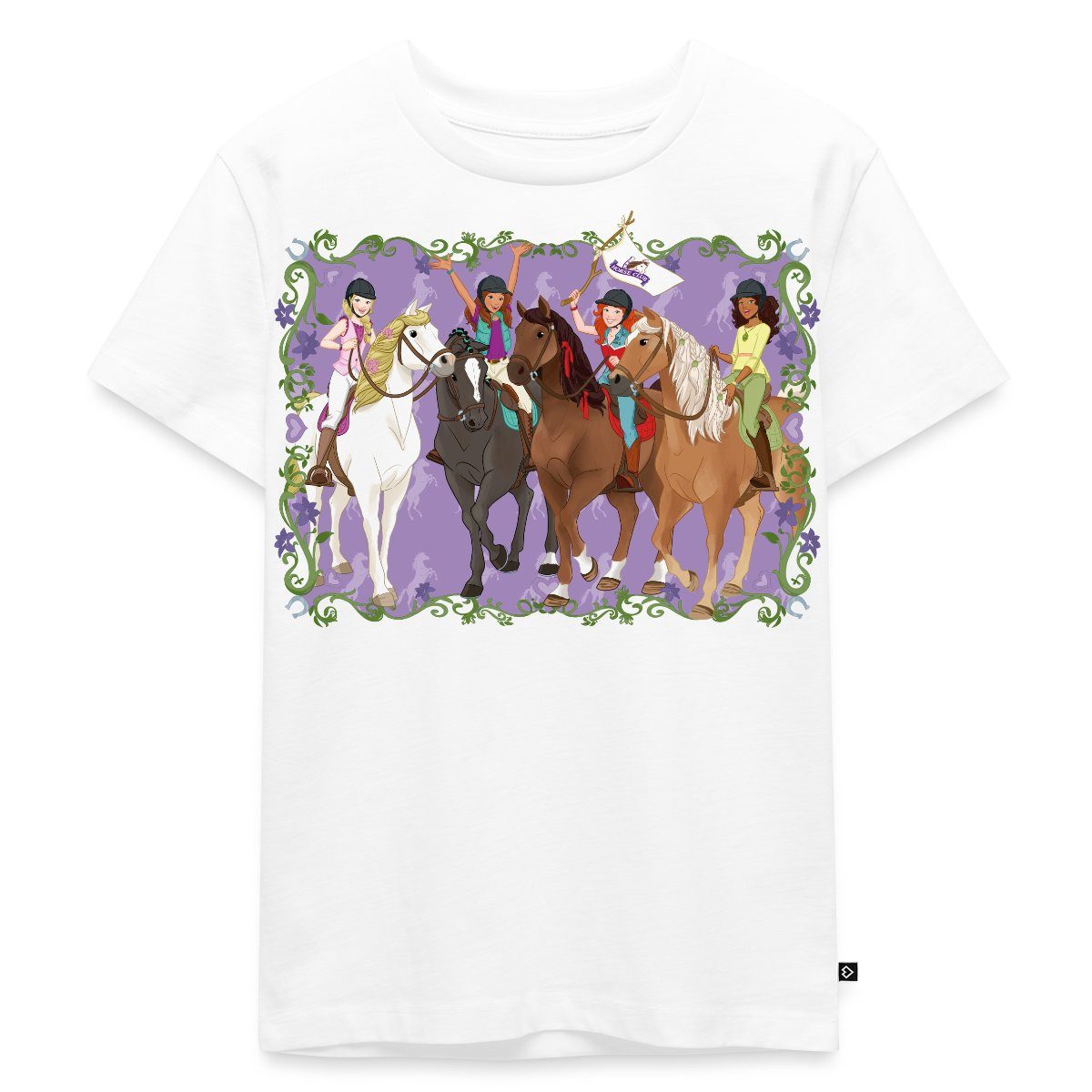 T-Shirt Schleich Horse Club Lisa Sarah Sofia Hannah reiten Kinder Premium T-Sh
