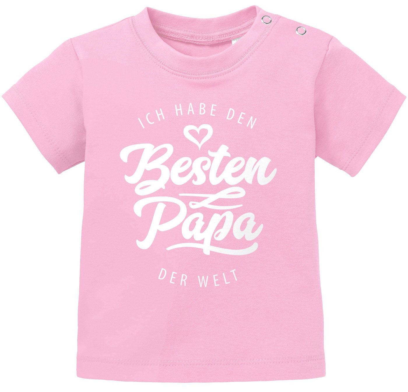 Print-Shirt Baby T-Shirt kurzarm Babyshirt Ich habe den besten Papa der Welt