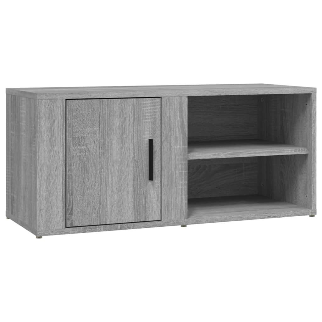 80x31,5x36 cm Grau TV-Schrank Sonoma Holzwerkstoff vidaXL TV-Schrank (1-St)