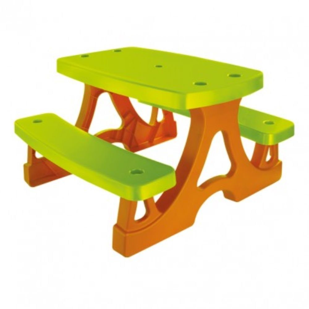 MOCHTOYS Spielhaus Kinderbank, Kindersitzgruppe 10722, für drinnen und draußen 79x78x49 cm