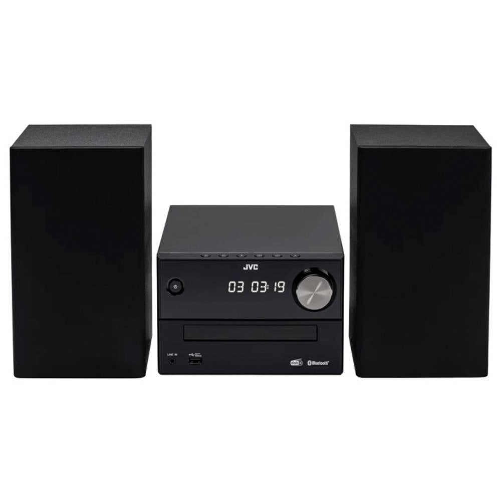 JVC UX-C25DAB Stereoanlage DAB+, Bluetooth®, CD, USB, Schwarz UXC25DAB Stereoanlage