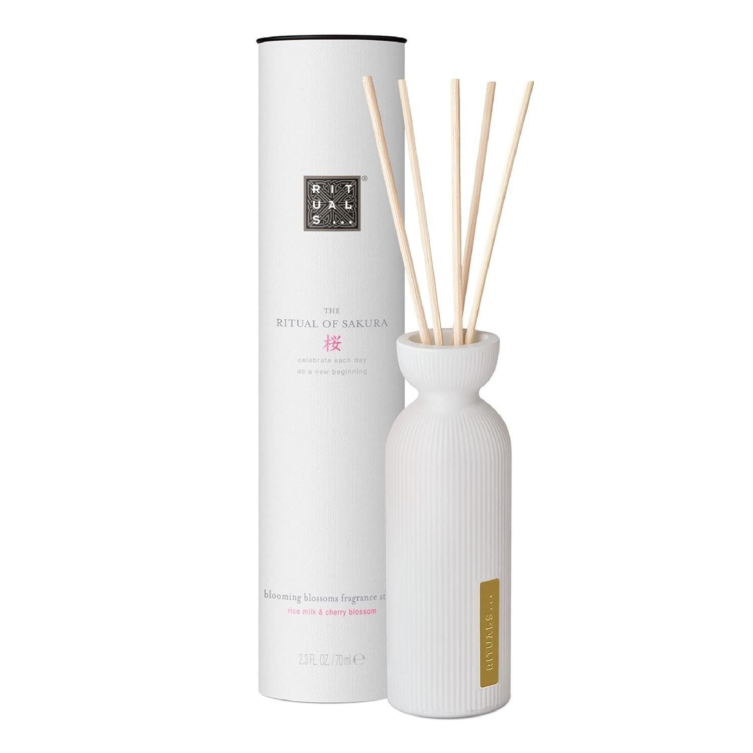 Rituals Duftstäbchen Rituals The Ritual of Sakura Mini Fragrance Sticks 70 ml (Zarte Kirschblüte & Reismilch – für kleine Räume bis 8 m)