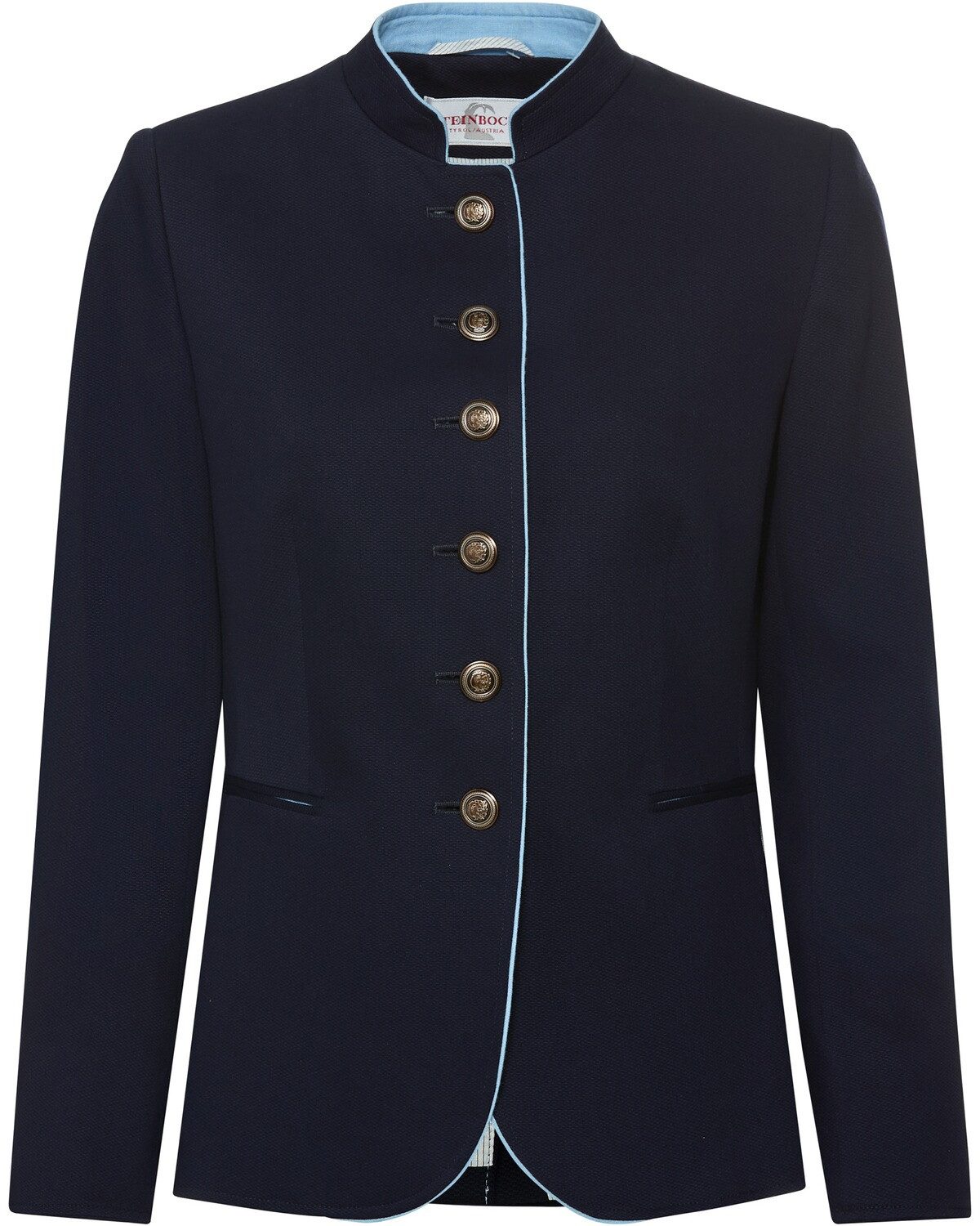 Creation Bauer Trachtenjacke Piqué-Stehkragenjacke