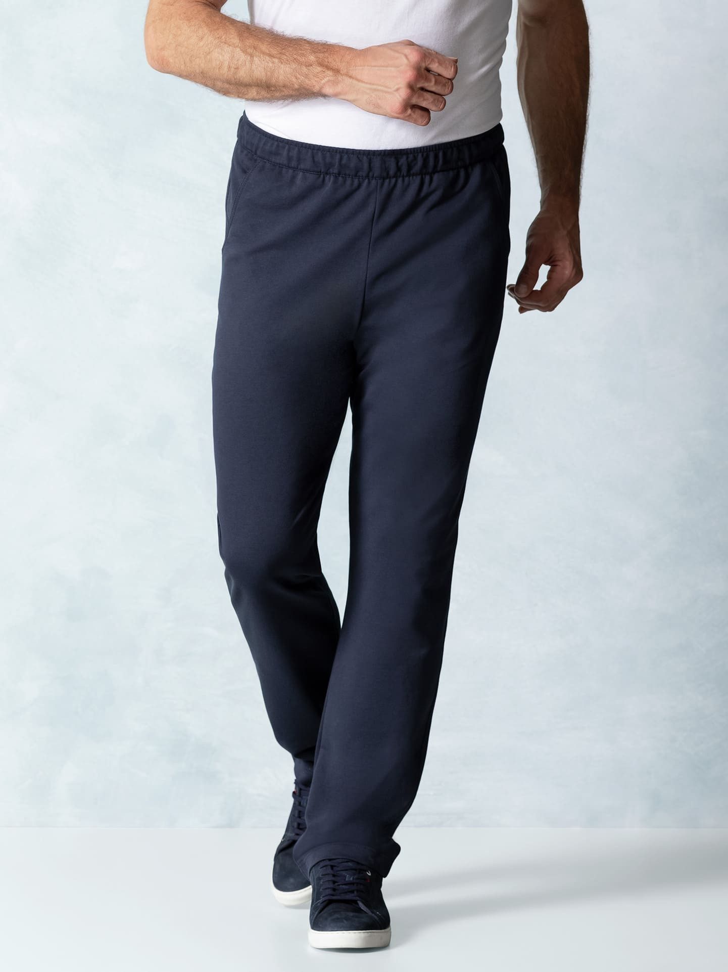 Walbusch Homewearhose Herren Freizeithose Ultraleicht Homewearhose Baumwollmix pflegeleicht, pflegeleicht, schnell trocknend