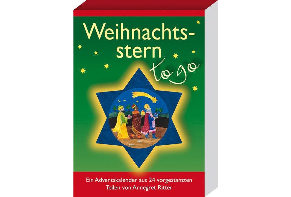 KAUFMANN Adventskalender Weihnachtsstern - to go. Ein Adventskalender aus 24 vorg...