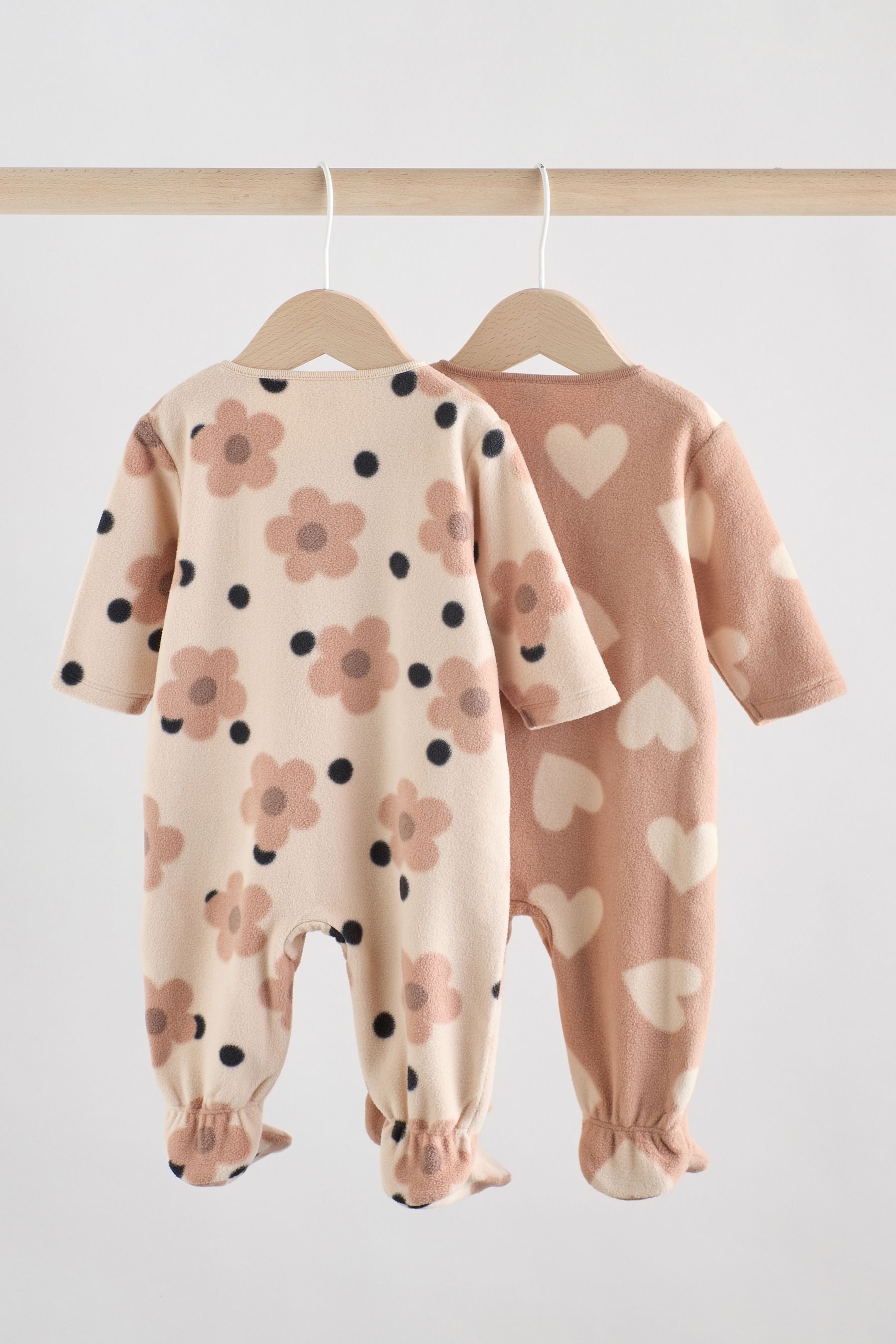 Next Schlafoverall Baby Schlafanzug mit 2-Wege-RV, 3er-Pack (2-tlg)
