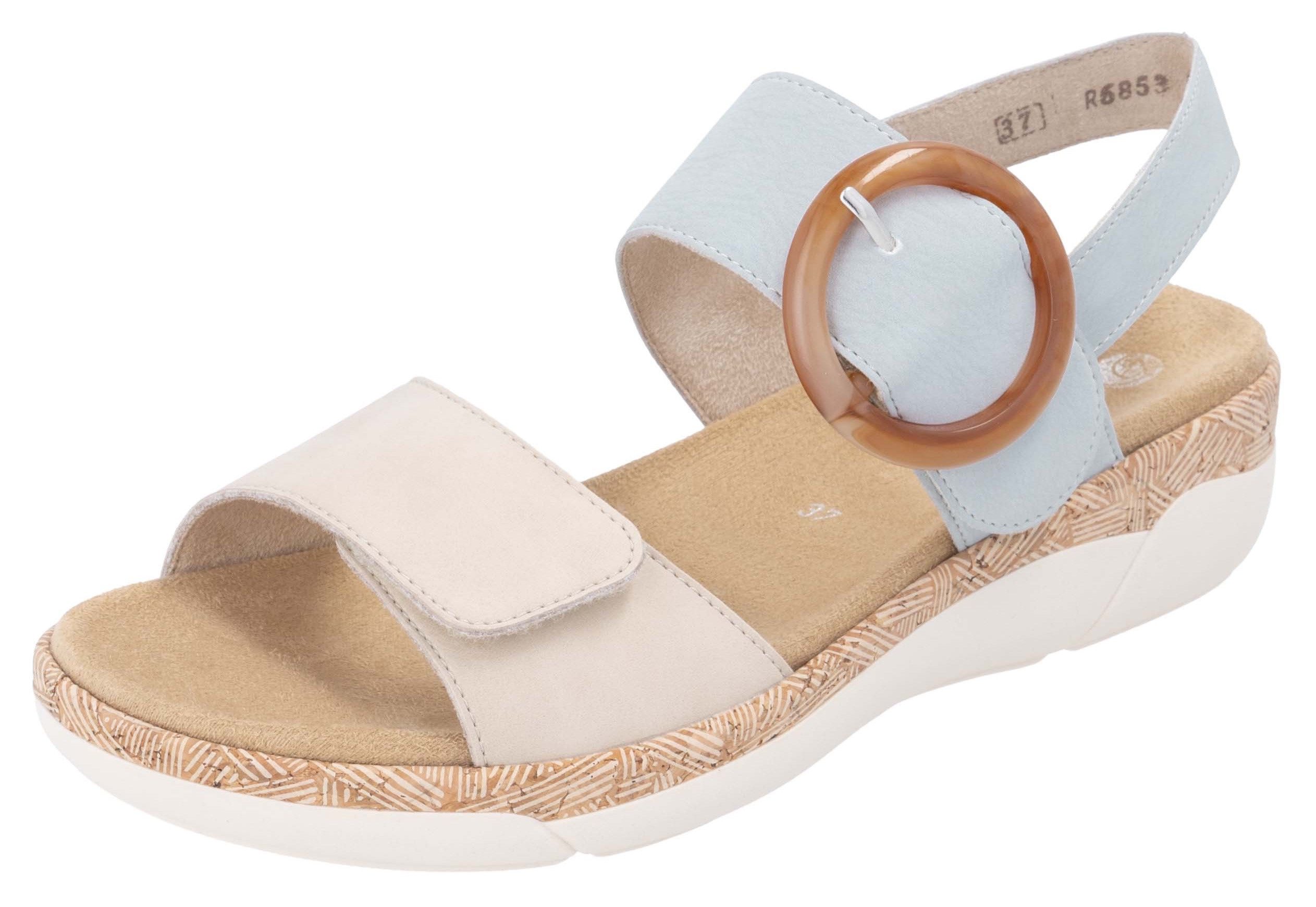 Remonte Keilsandalette, Sommerschuh, Riemchensandale, praktische Klettversc günstig online kaufen