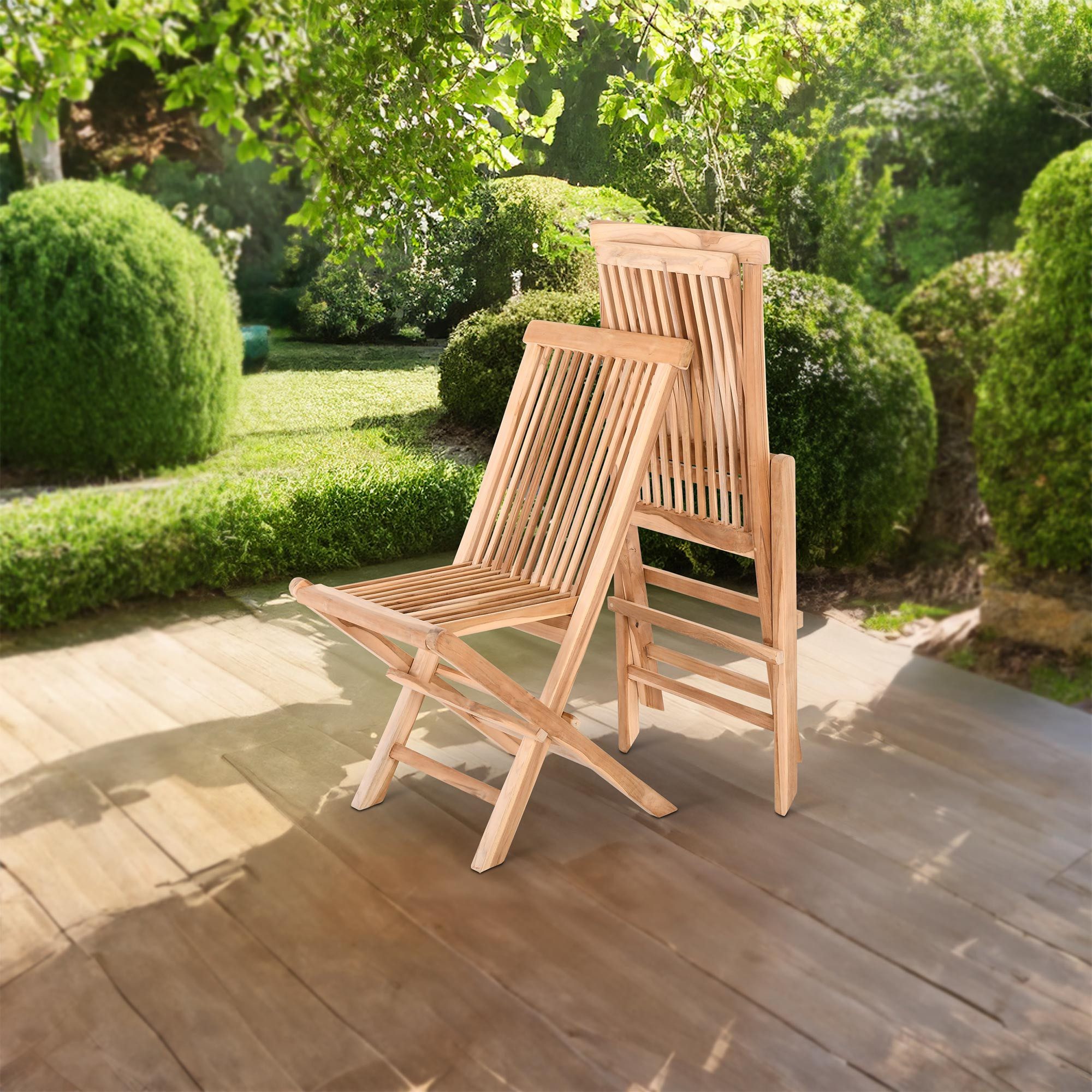 Raburg Gartenstuhl Anja in Natur, feingeschliffenes, günstig online kaufen