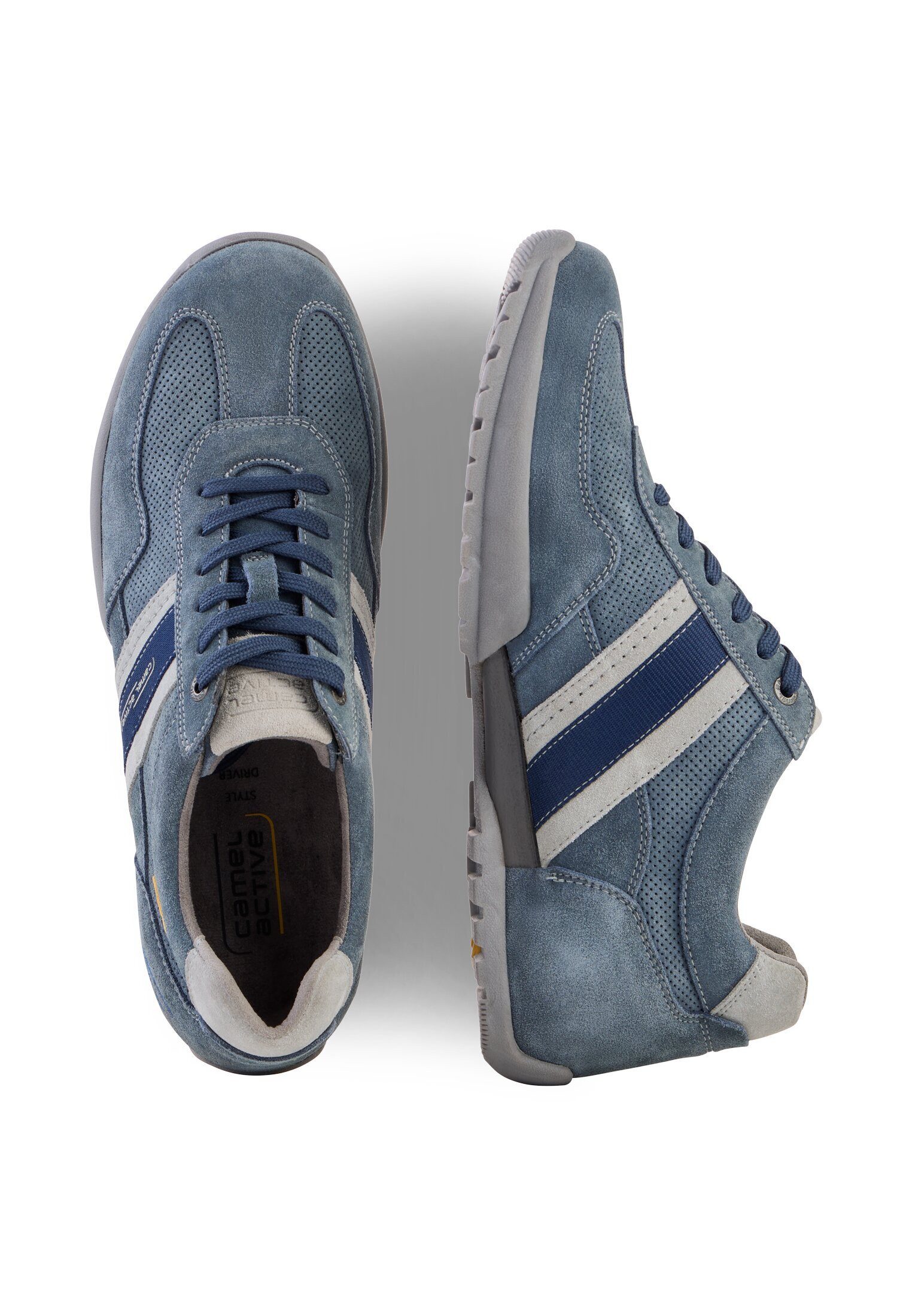camel active Halbschuh Split/Synthetic BLAU/MULTI Schnürschuh günstig online kaufen