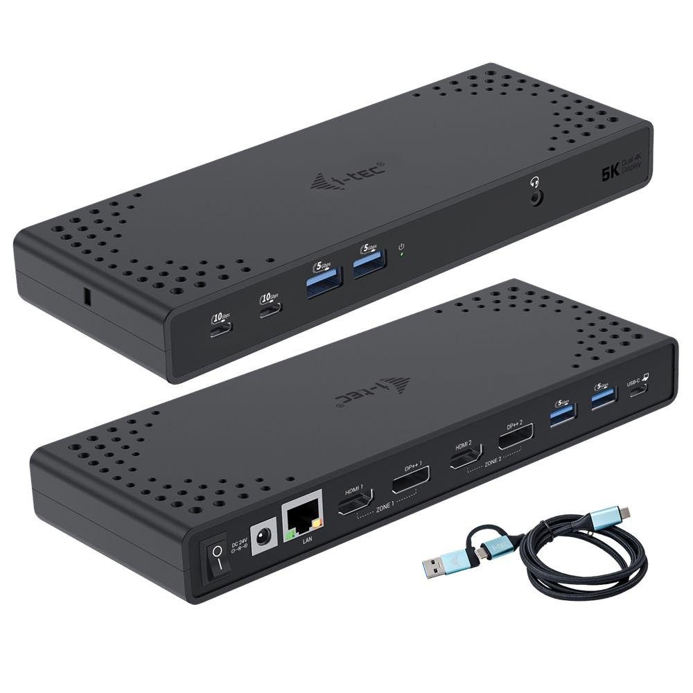 Laptop-Dockingstation USB 3.0 / USB-C / Thunderbolt 3 Dual Display Gen2