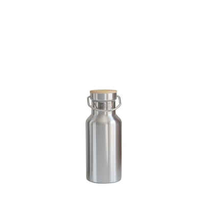 pandoo Trinkflasche Wiederverwendbare Edelstahl Trinkflasche, mit oder ohne Isolierung, Edelstahl