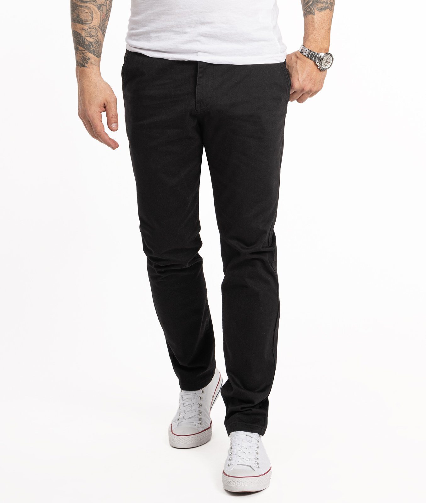 Chinohose Herren Regular Fit Chinohose IR-506