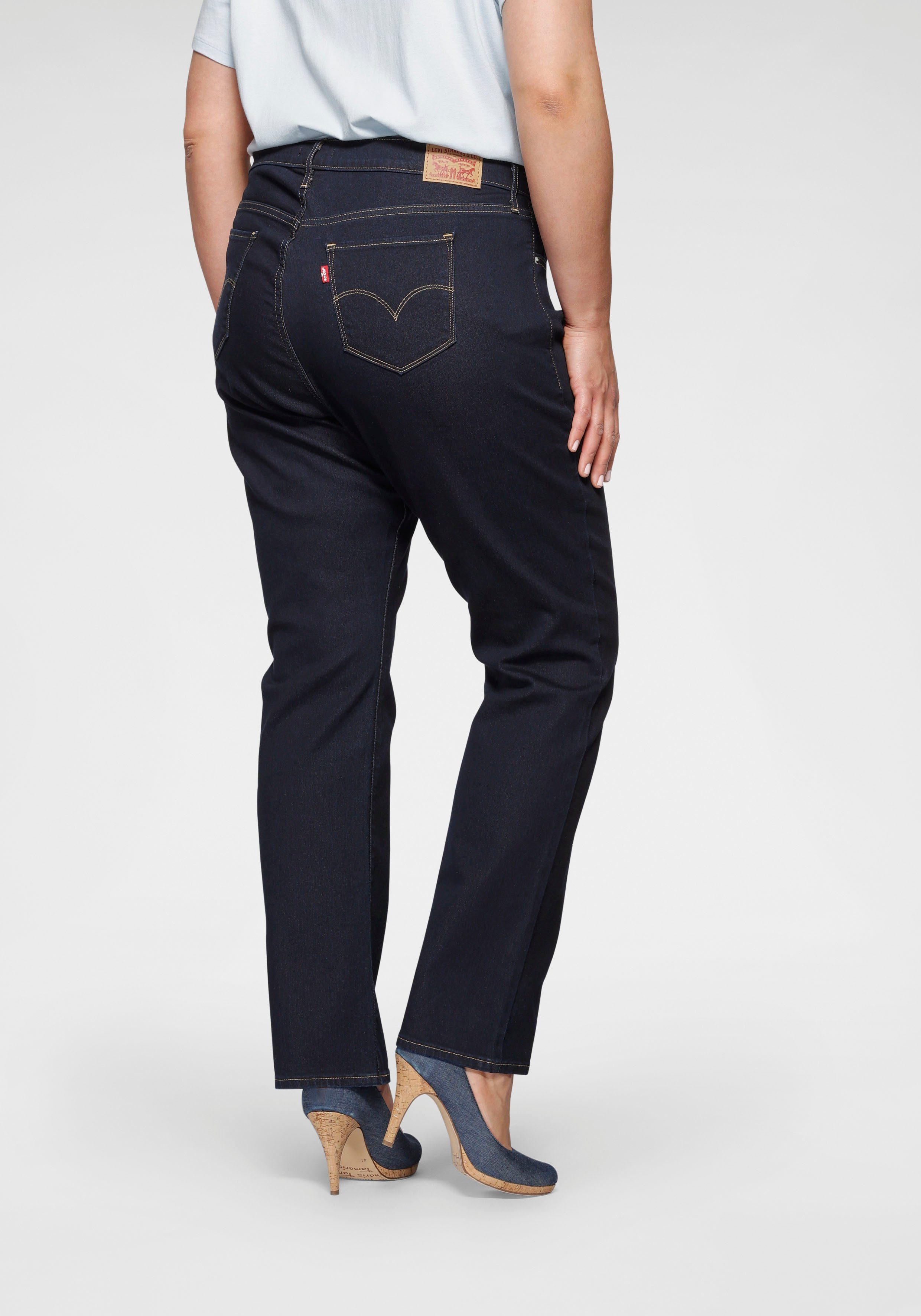 Levi's® Plus Straight-Jeans 314 Shaping Straight in Baumwoll-Stretch – Bild 2 von 5